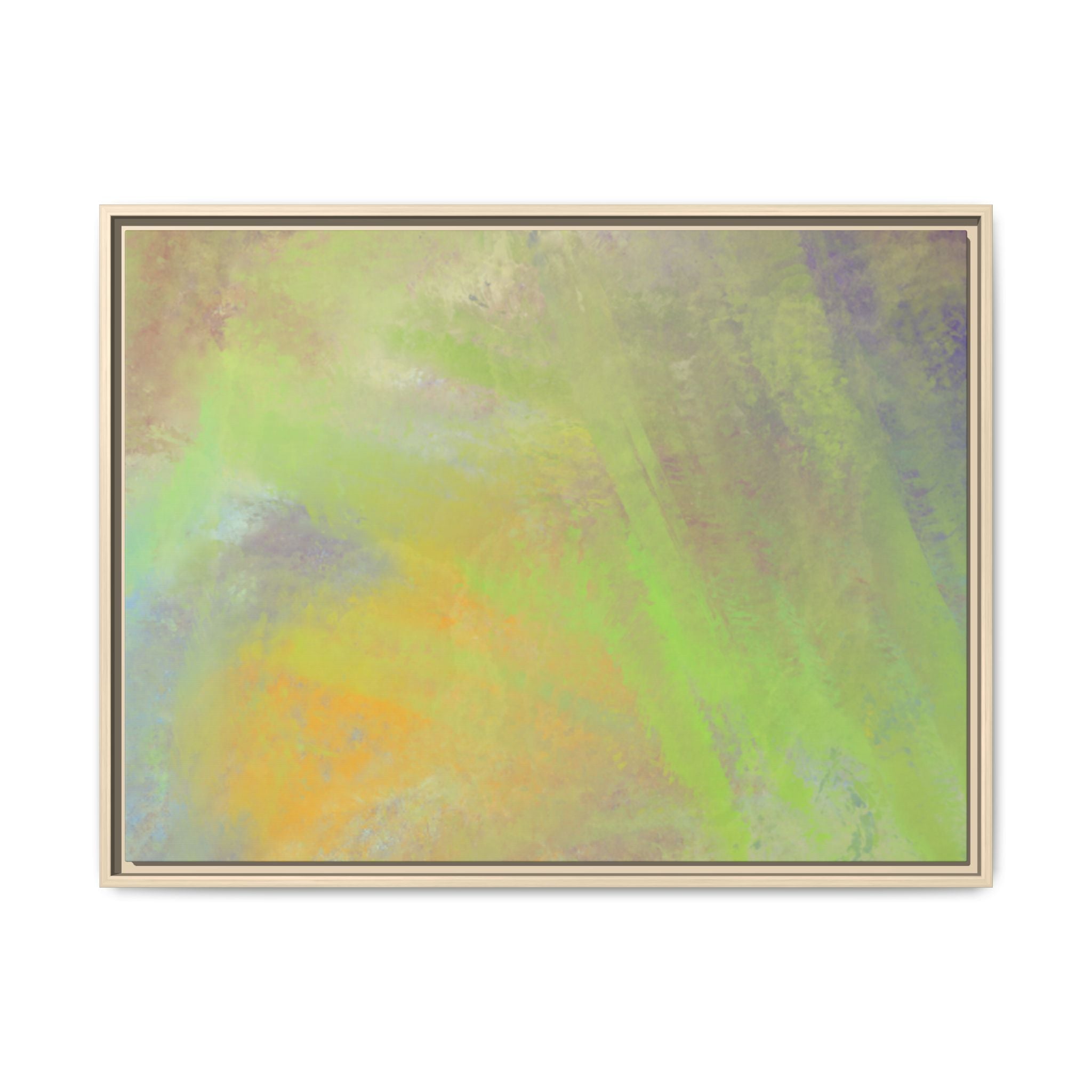 Calming Serenity on Matte Canvas, Framed