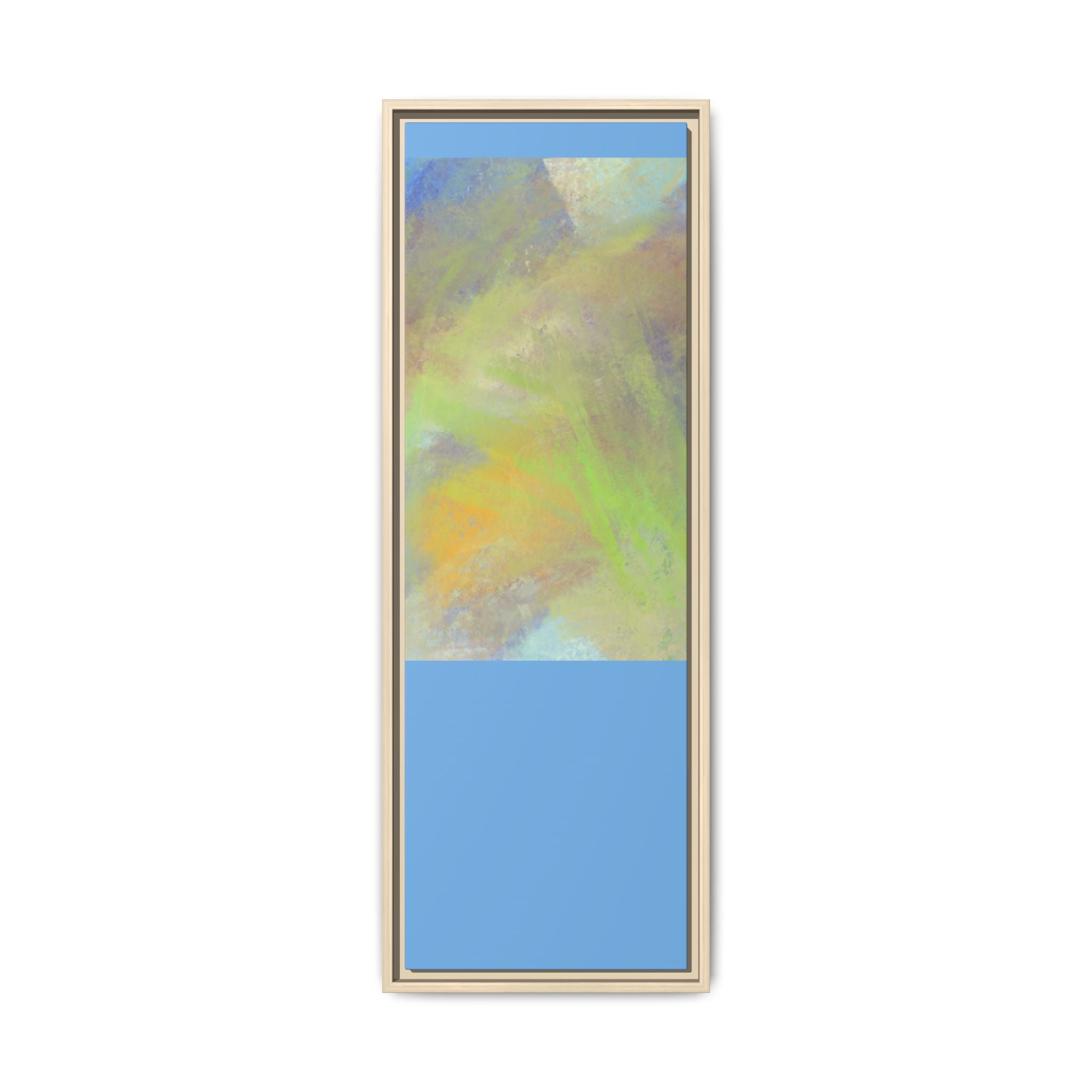 Calming Serenity on Matte Canvas, Framed