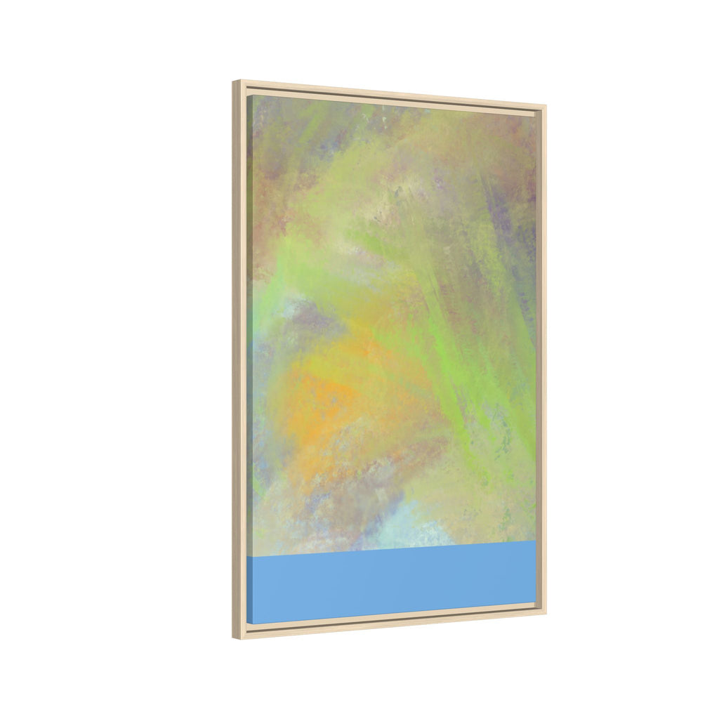 Calming Serenity on Matte Canvas, Framed