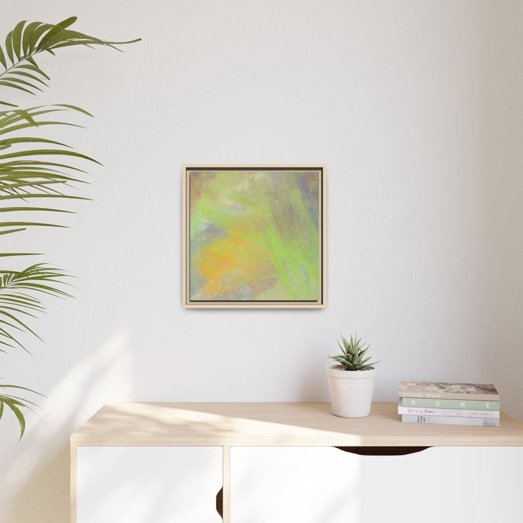 Calming Serenity on Matte Canvas, Framed