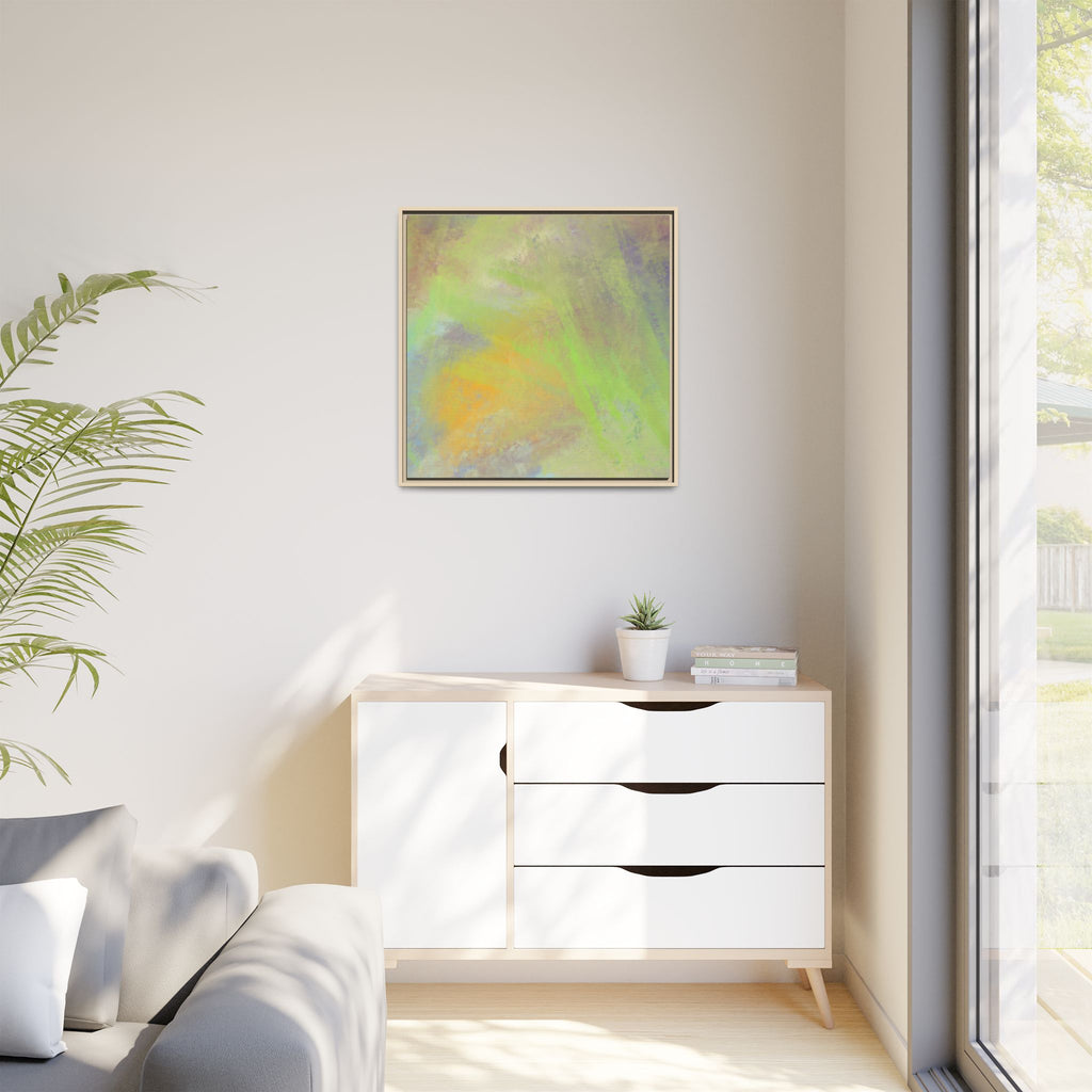 Calming Serenity on Matte Canvas, Framed