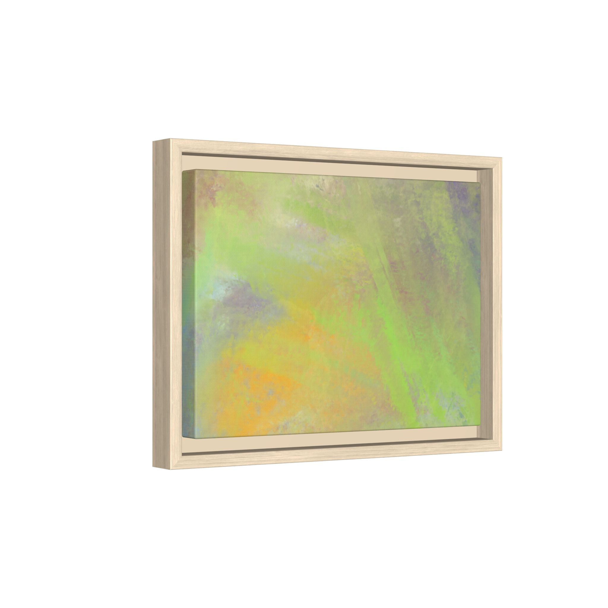 Calming Serenity on Matte Canvas, Framed