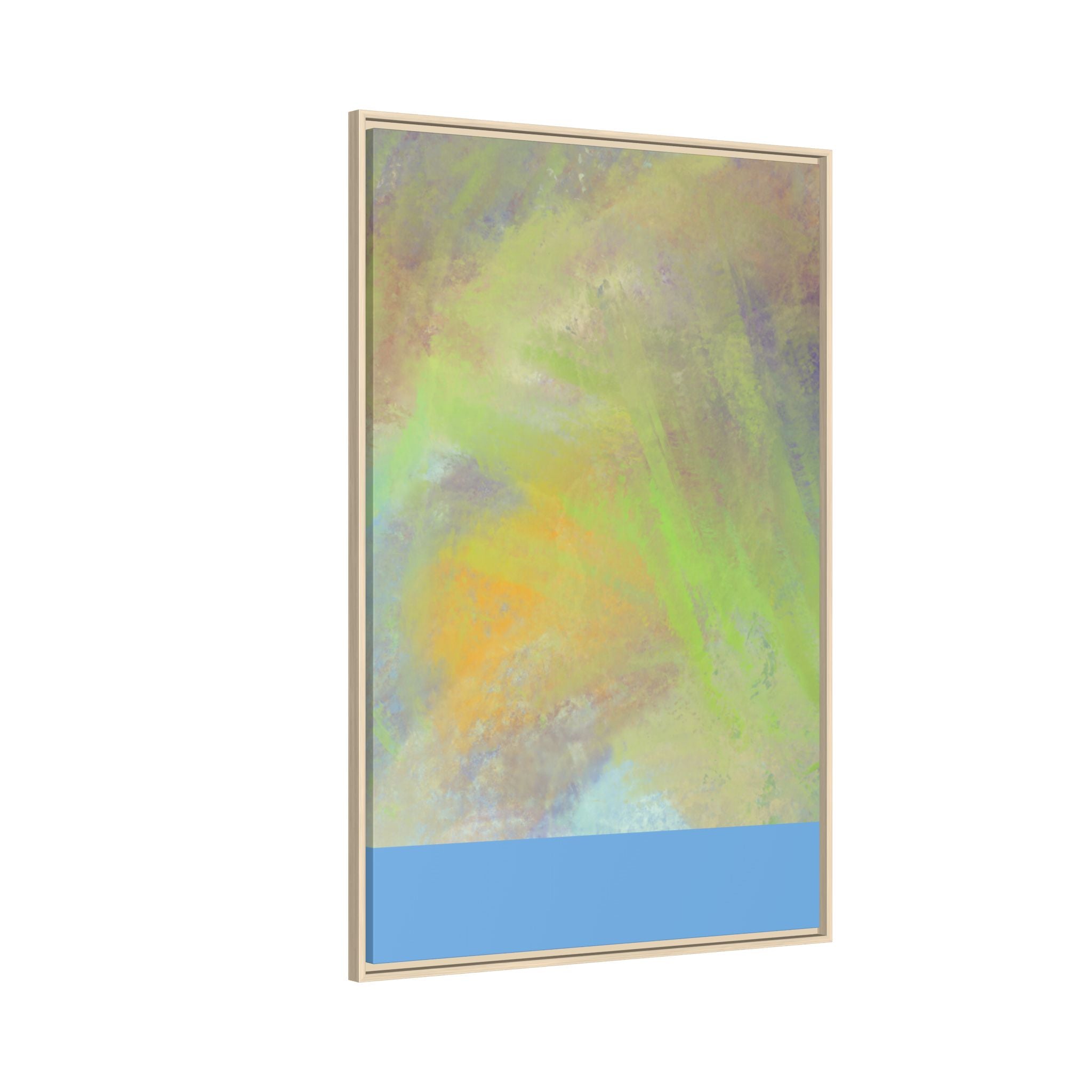 Calming Serenity on Matte Canvas, Framed