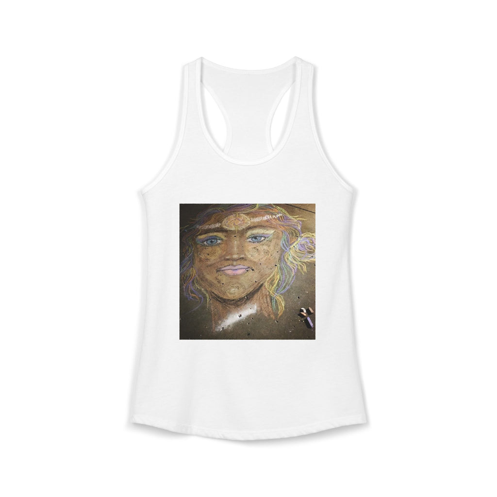 Warrior on Women's Ideal Racerback Tank