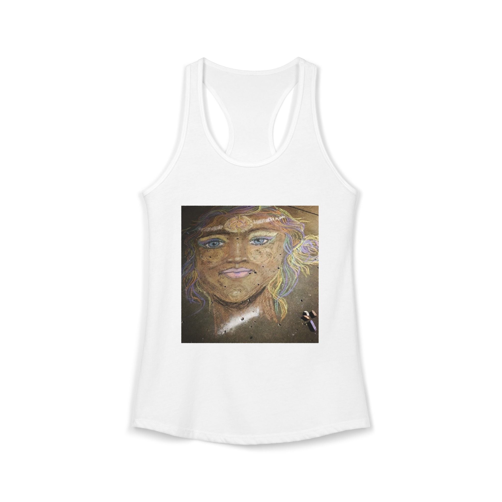 Warrior on Women's Ideal Racerback Tank