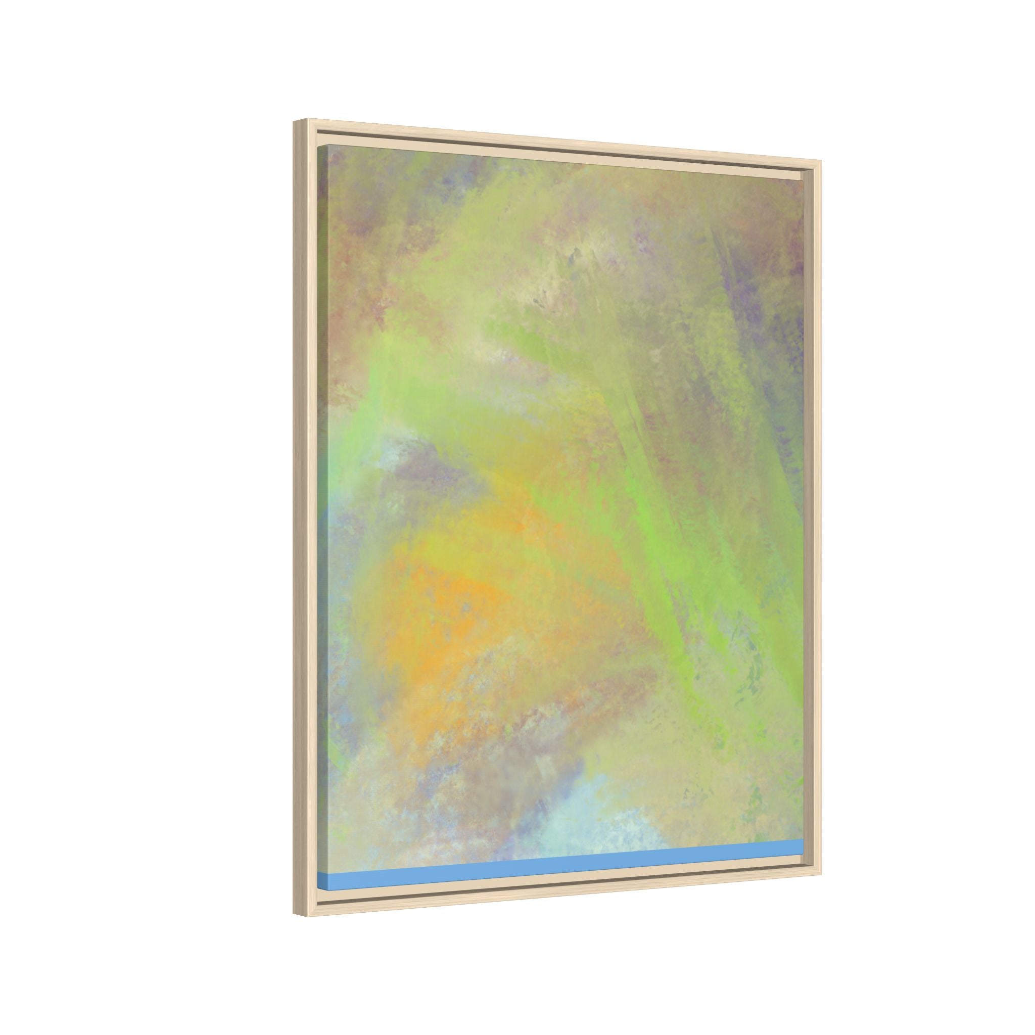 Calming Serenity on Matte Canvas, Framed