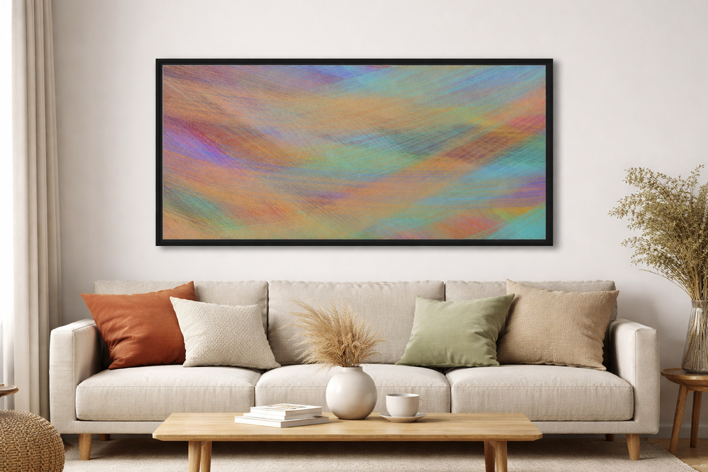 Colors of the Wind – Vibrant Abstract Wall Art Print