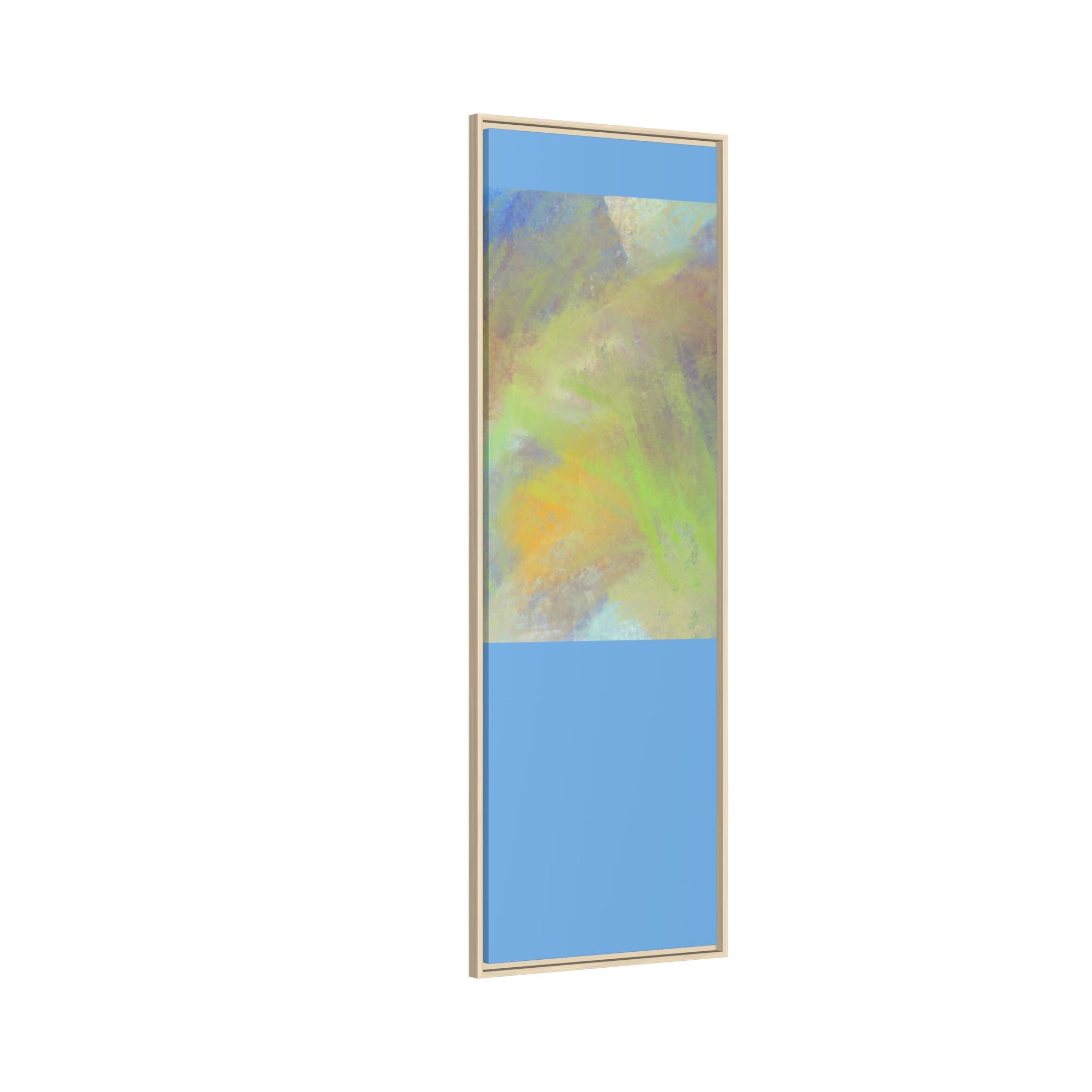 Calming Serenity on Matte Canvas, Framed