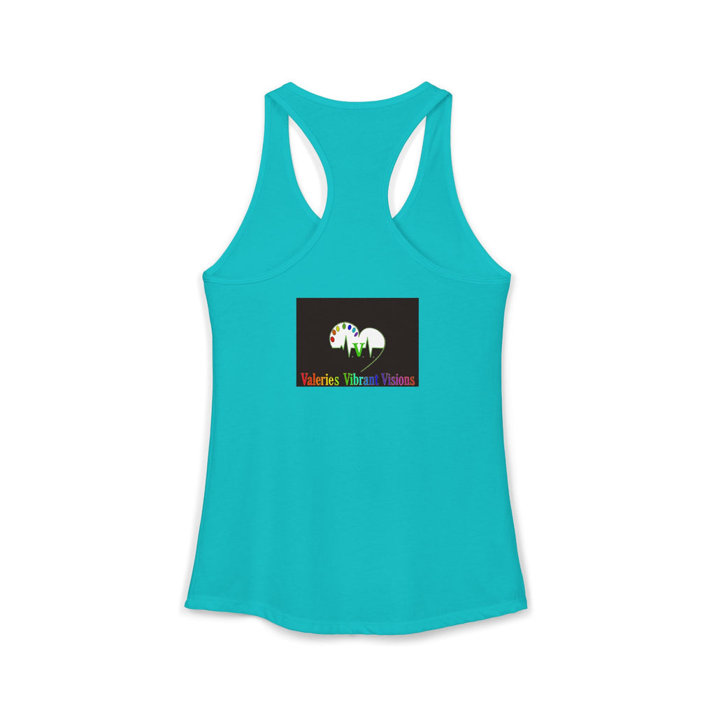 Warrior on Women's Ideal Racerback Tank