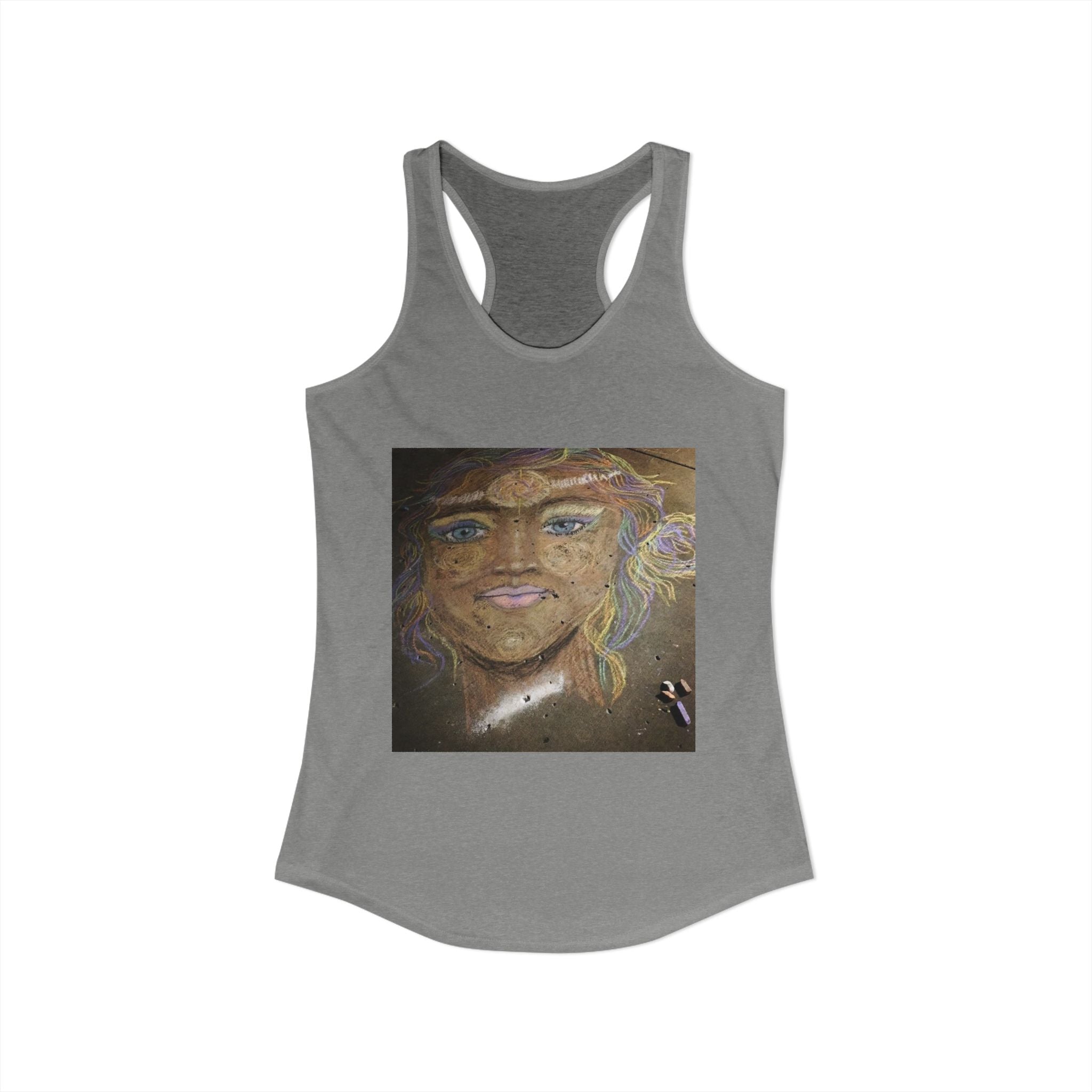 Warrior on Women's Ideal Racerback Tank