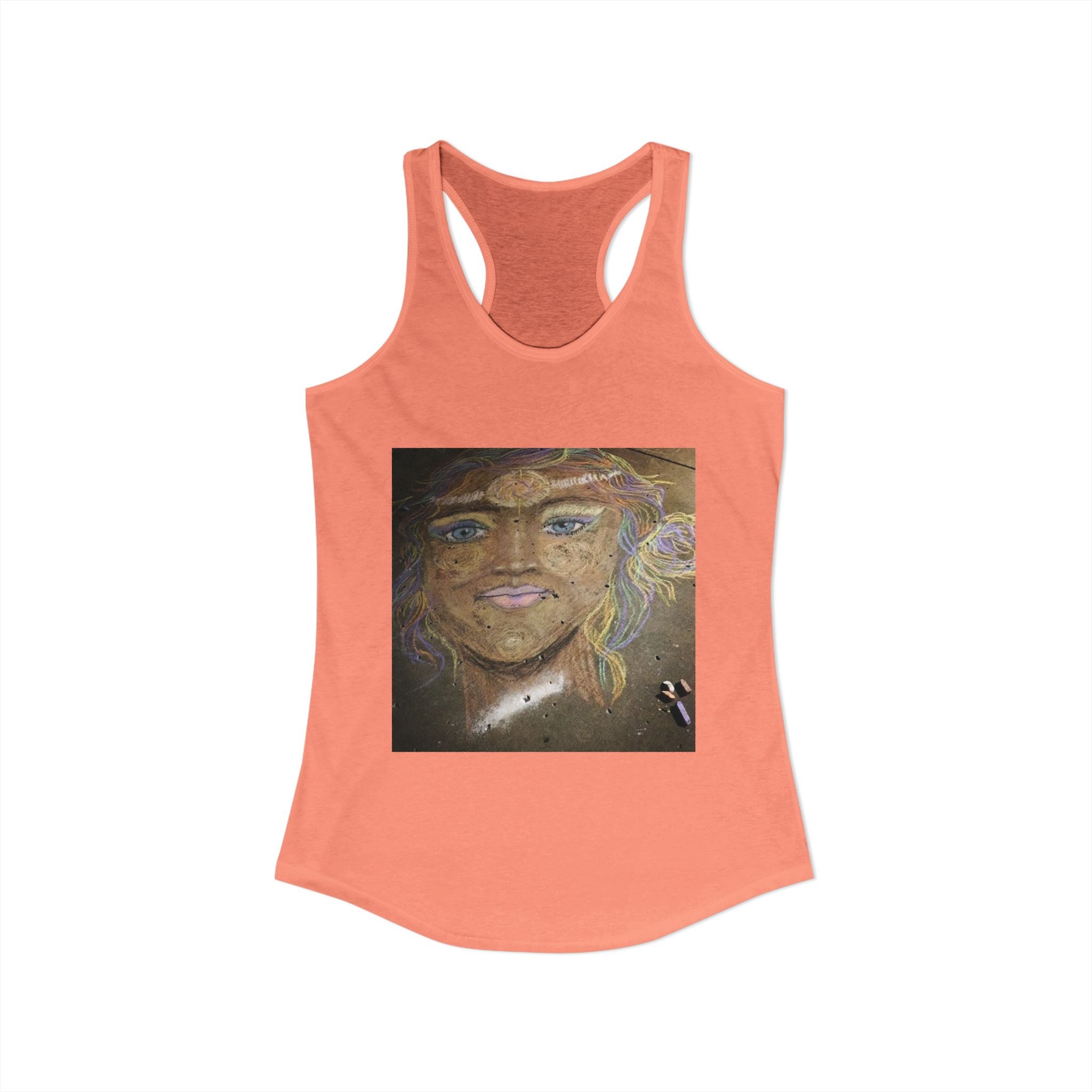 Warrior on Women's Ideal Racerback Tank