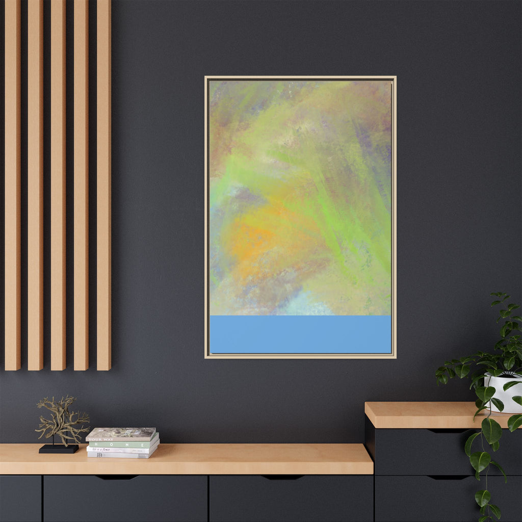 Calming Serenity on Matte Canvas, Framed