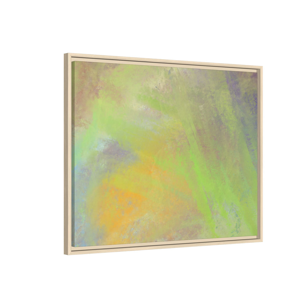 Calming Serenity on Matte Canvas, Framed