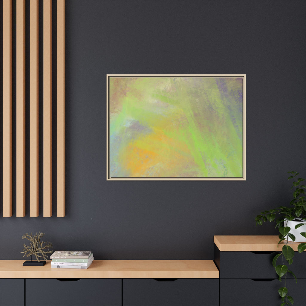 Calming Serenity on Matte Canvas, Framed