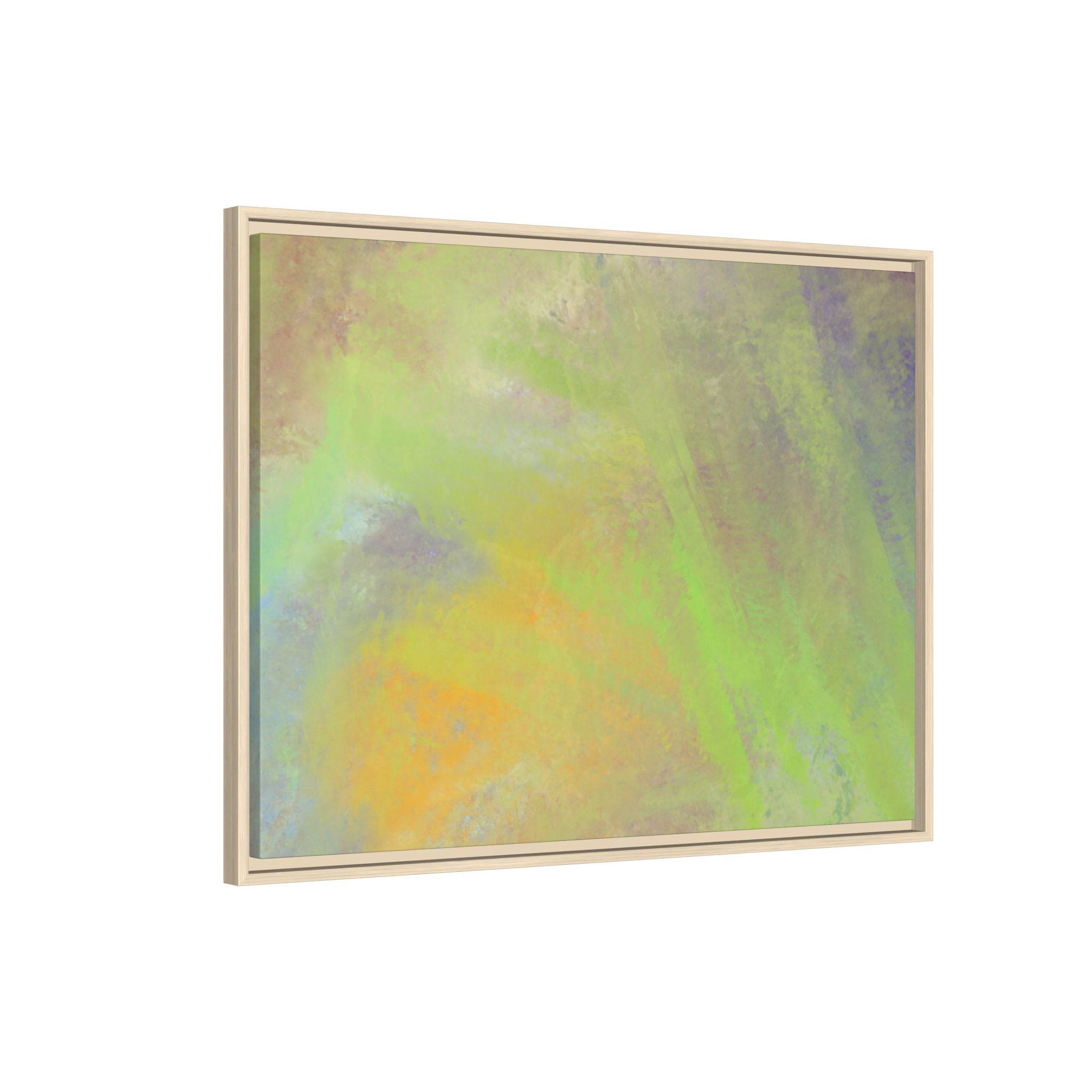 Calming Serenity on Matte Canvas, Framed