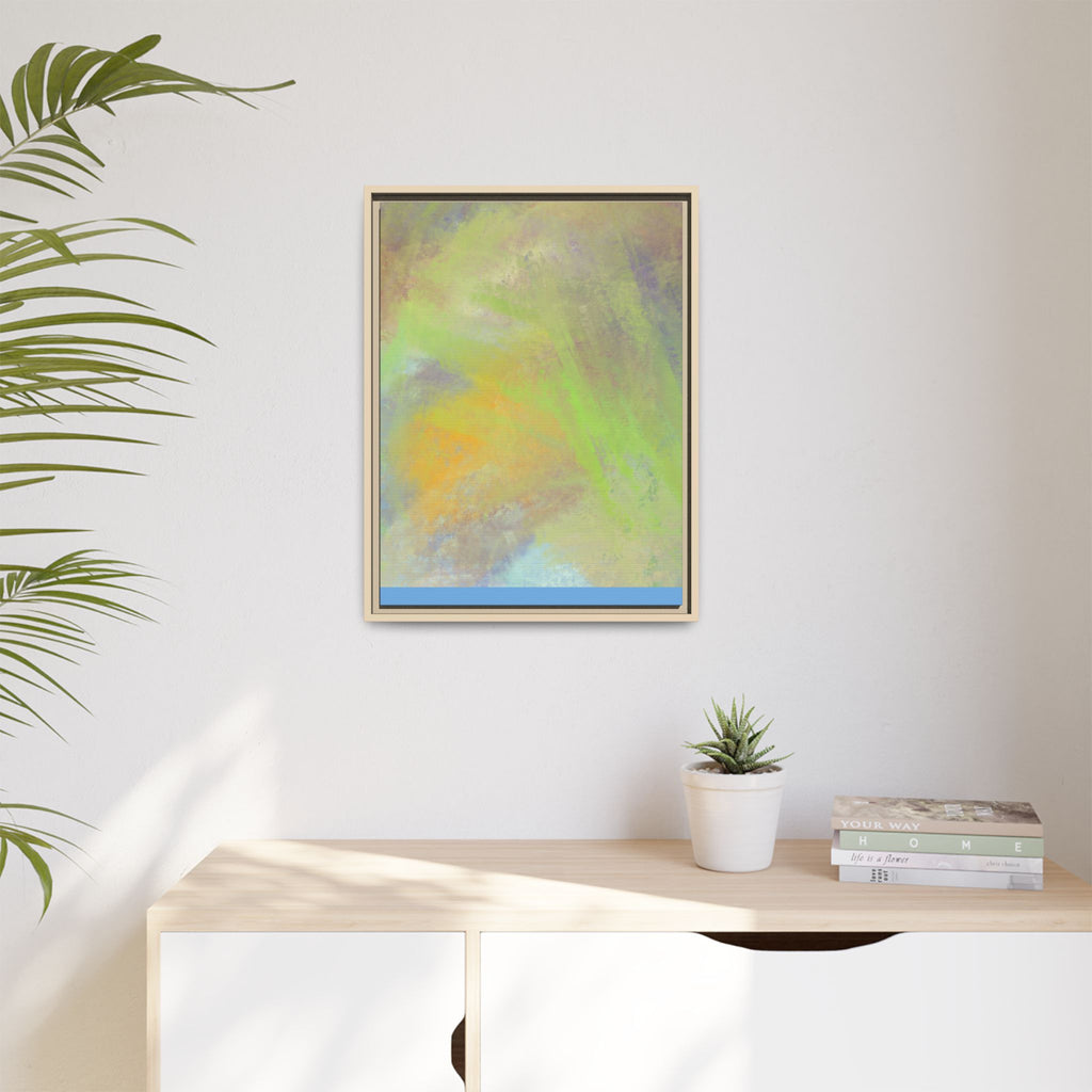 Calming Serenity on Matte Canvas, Framed