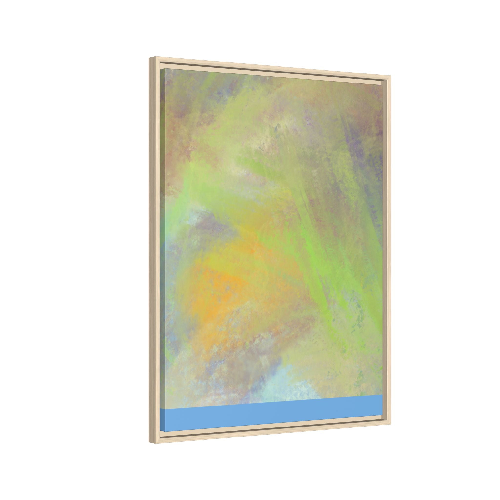 Calming Serenity on Matte Canvas, Framed