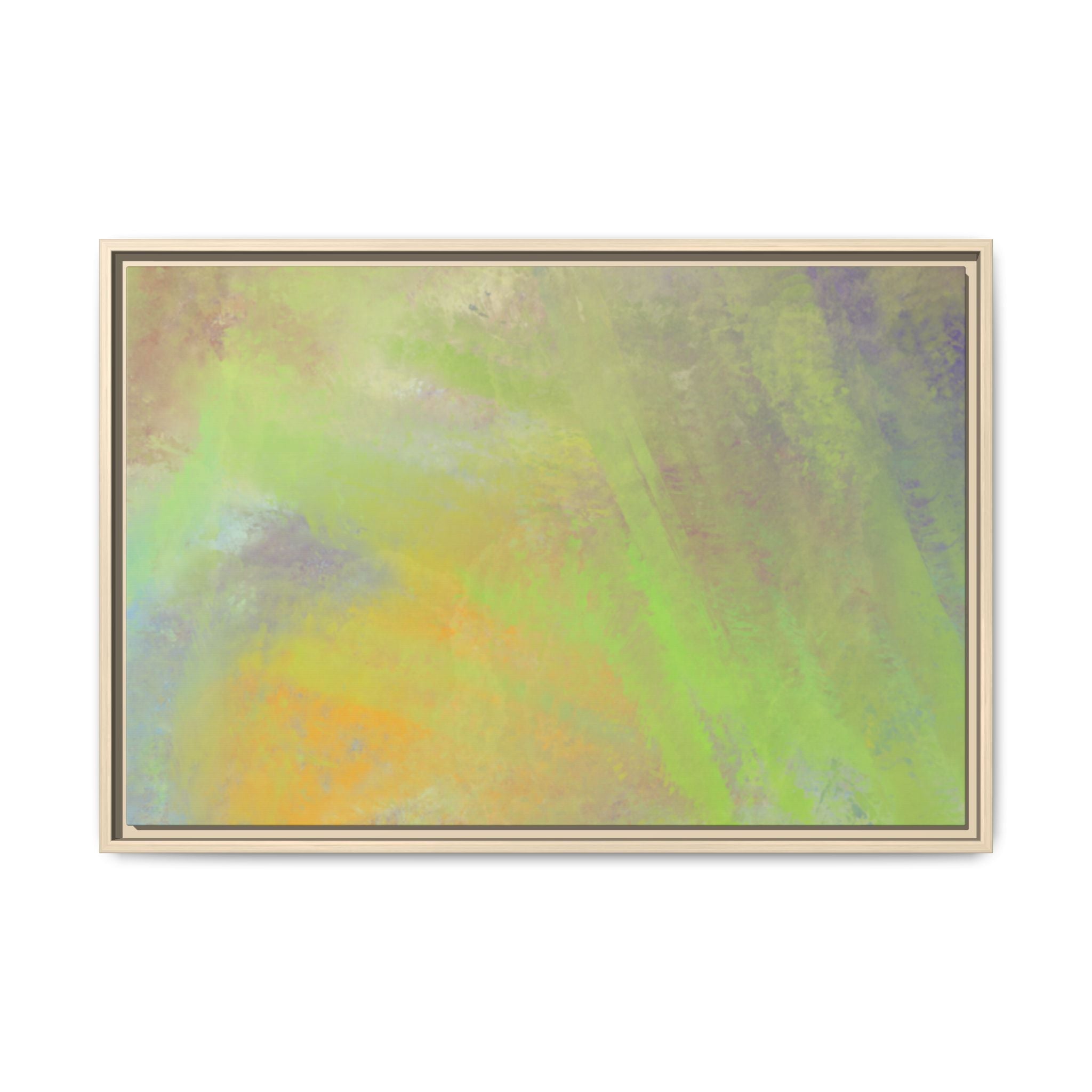 Calming Serenity on Matte Canvas, Framed