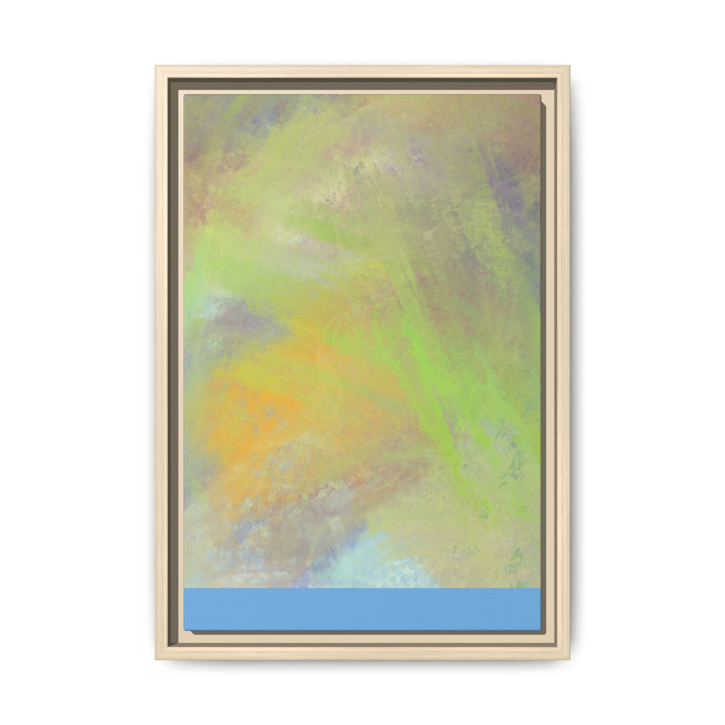 Calming Serenity on Matte Canvas, Framed