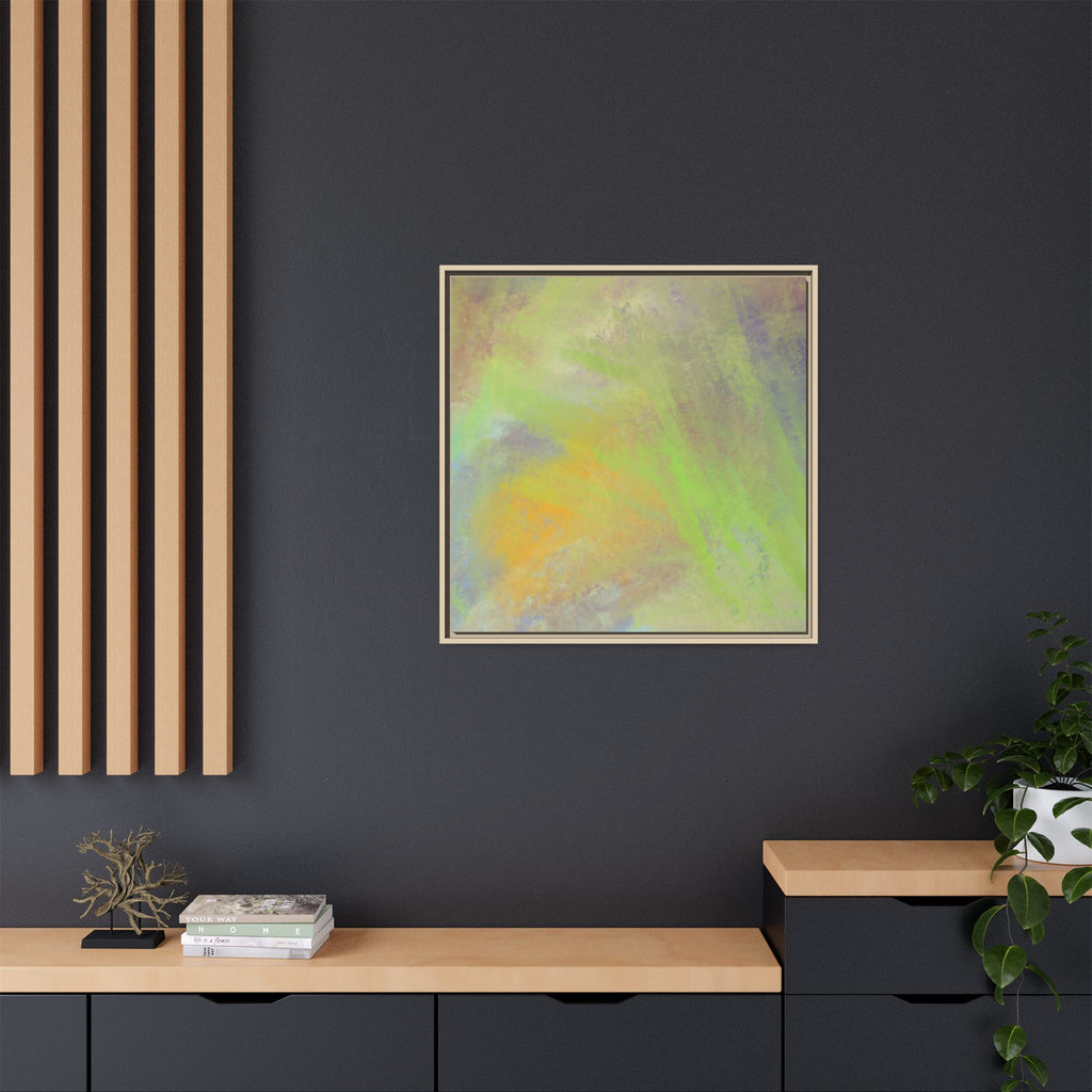 Calming Serenity on Matte Canvas, Framed