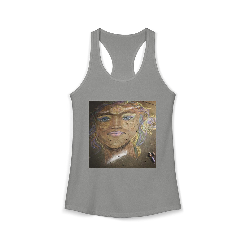 Warrior on Women's Ideal Racerback Tank