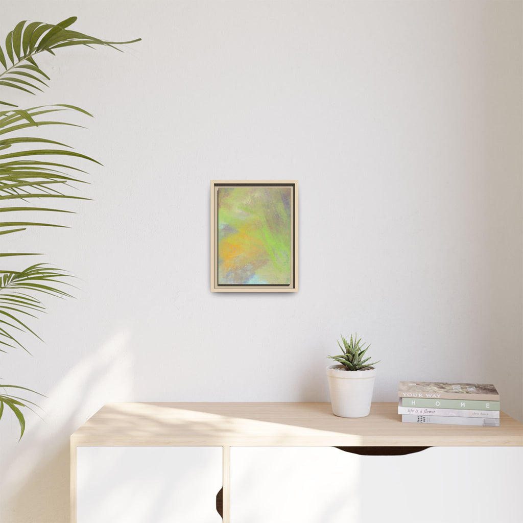 Calming Serenity on Matte Canvas, Framed