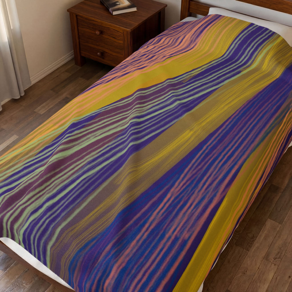 Woven Together Plush Blanket — Life's Connections Velveteen Throw