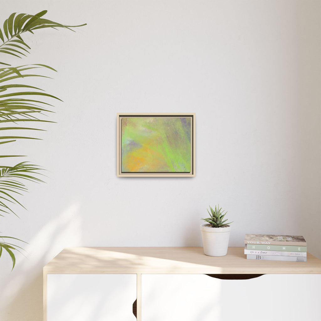 Calming Serenity on Matte Canvas, Framed