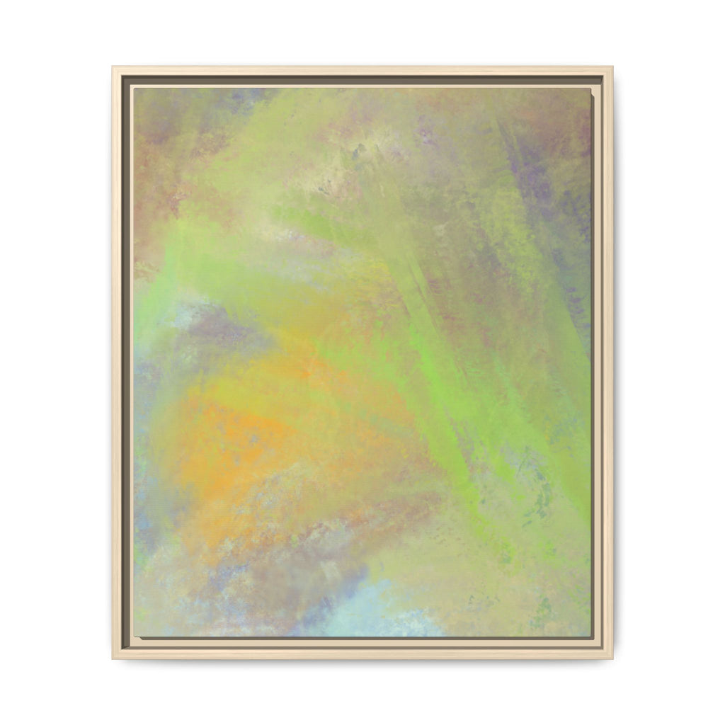 Calming Serenity on Matte Canvas, Framed