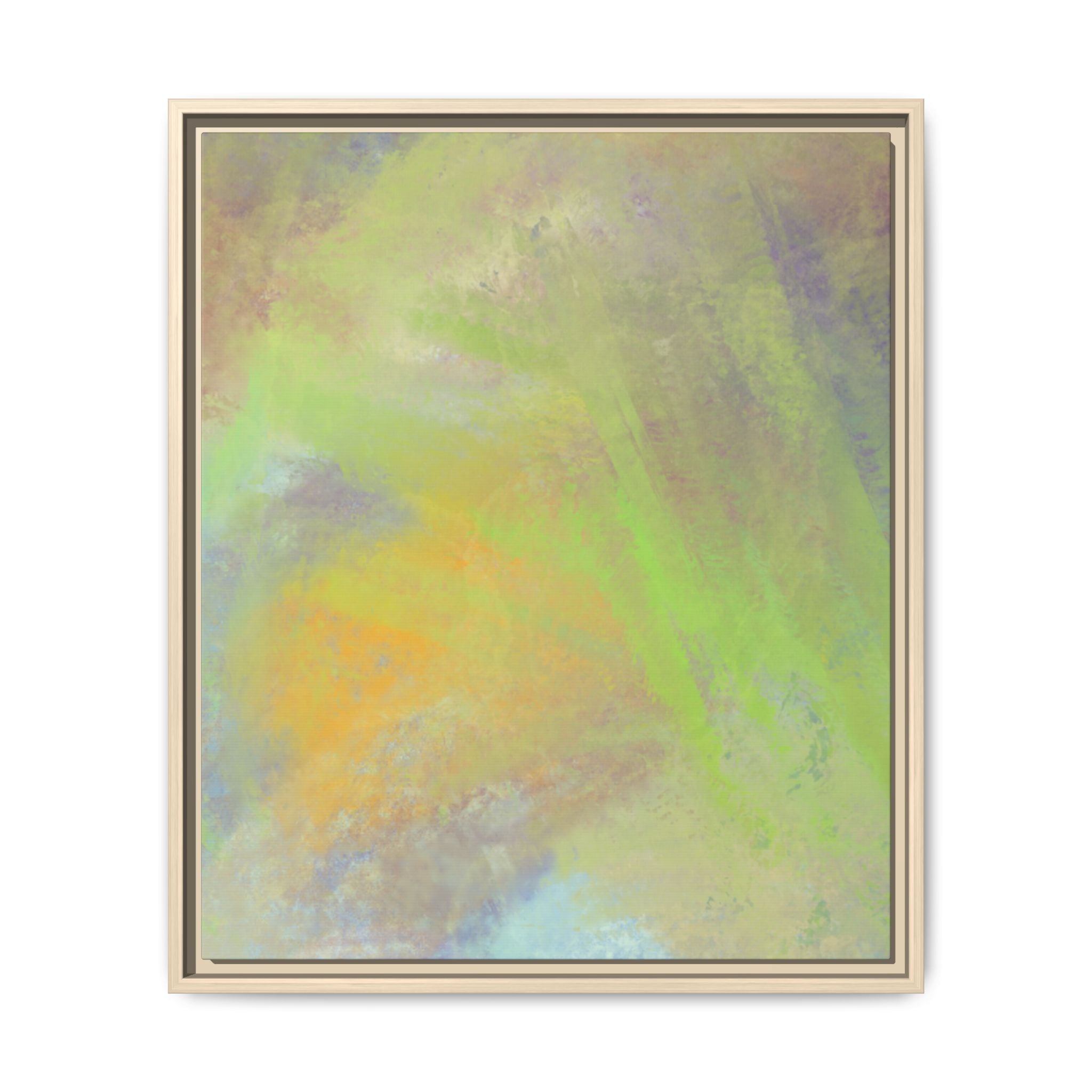 Calming Serenity on Matte Canvas, Framed