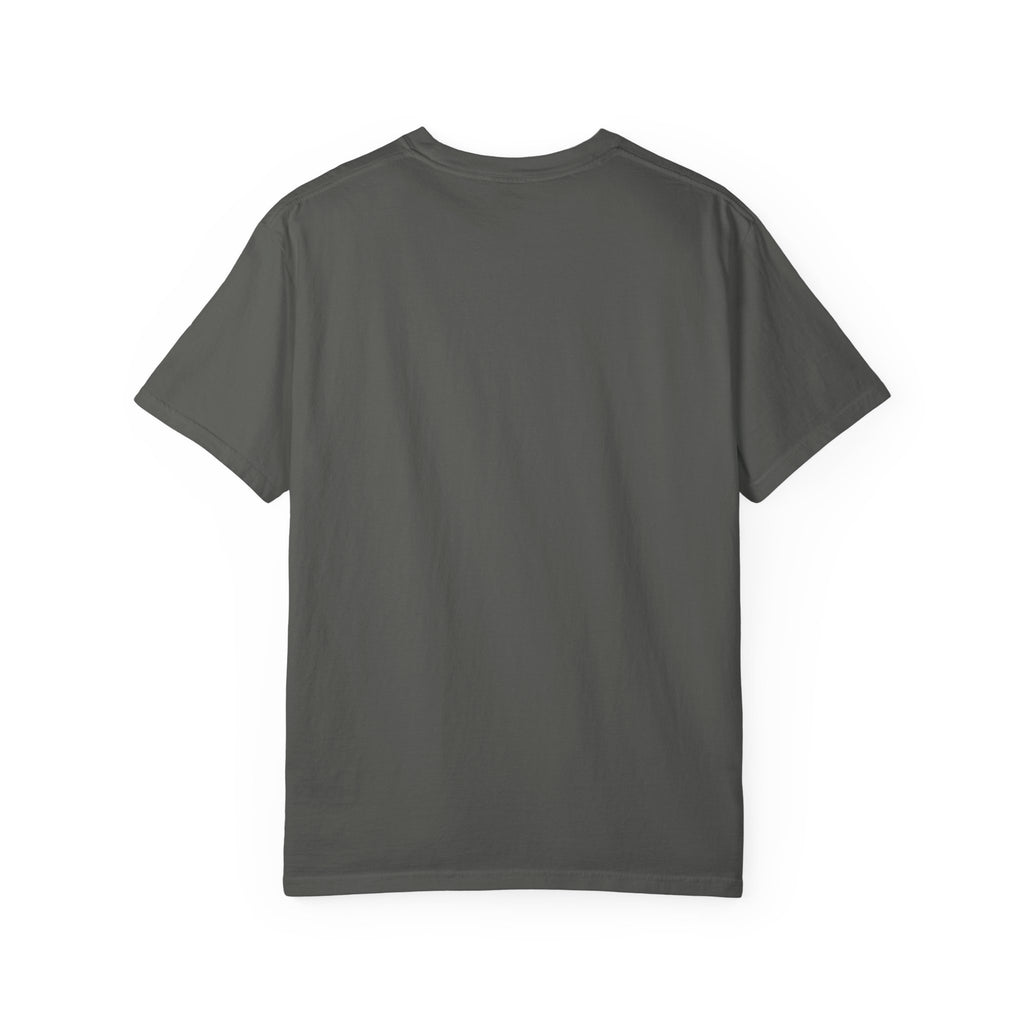Electric Inferno on Unisex Garment-Dyed T-shirt