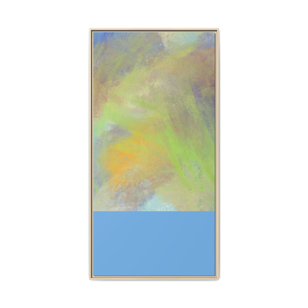 Calming Serenity on Matte Canvas, Framed