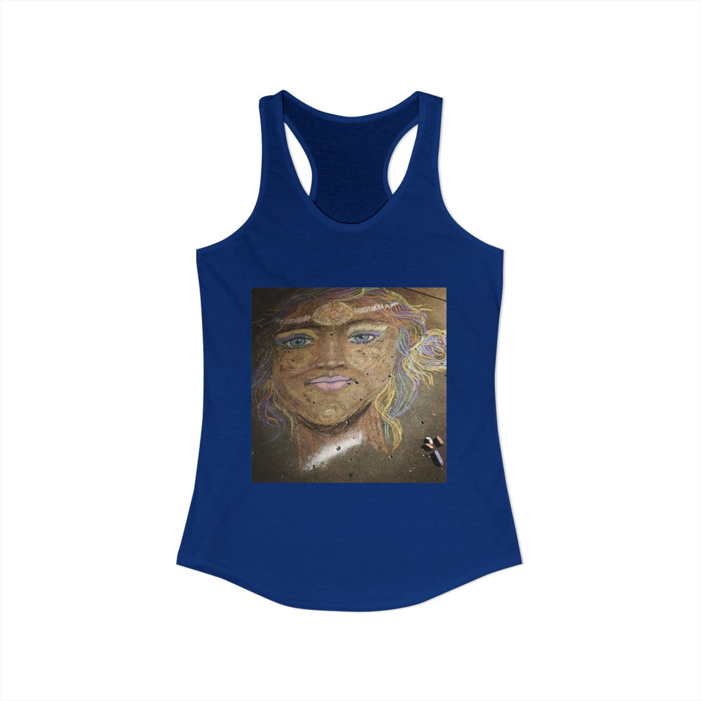 Warrior on Women's Ideal Racerback Tank