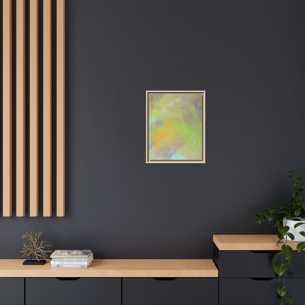 Calming Serenity on Matte Canvas, Framed