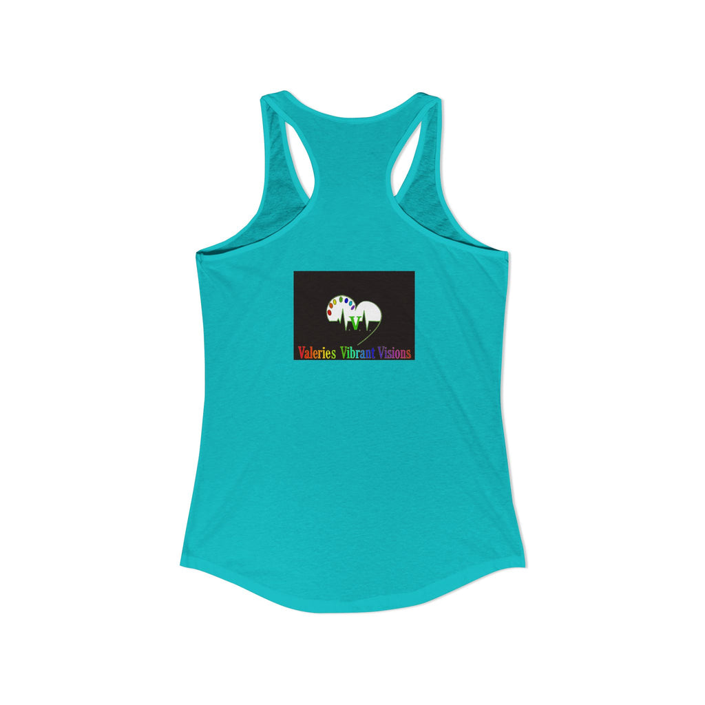 Warrior on Women's Ideal Racerback Tank
