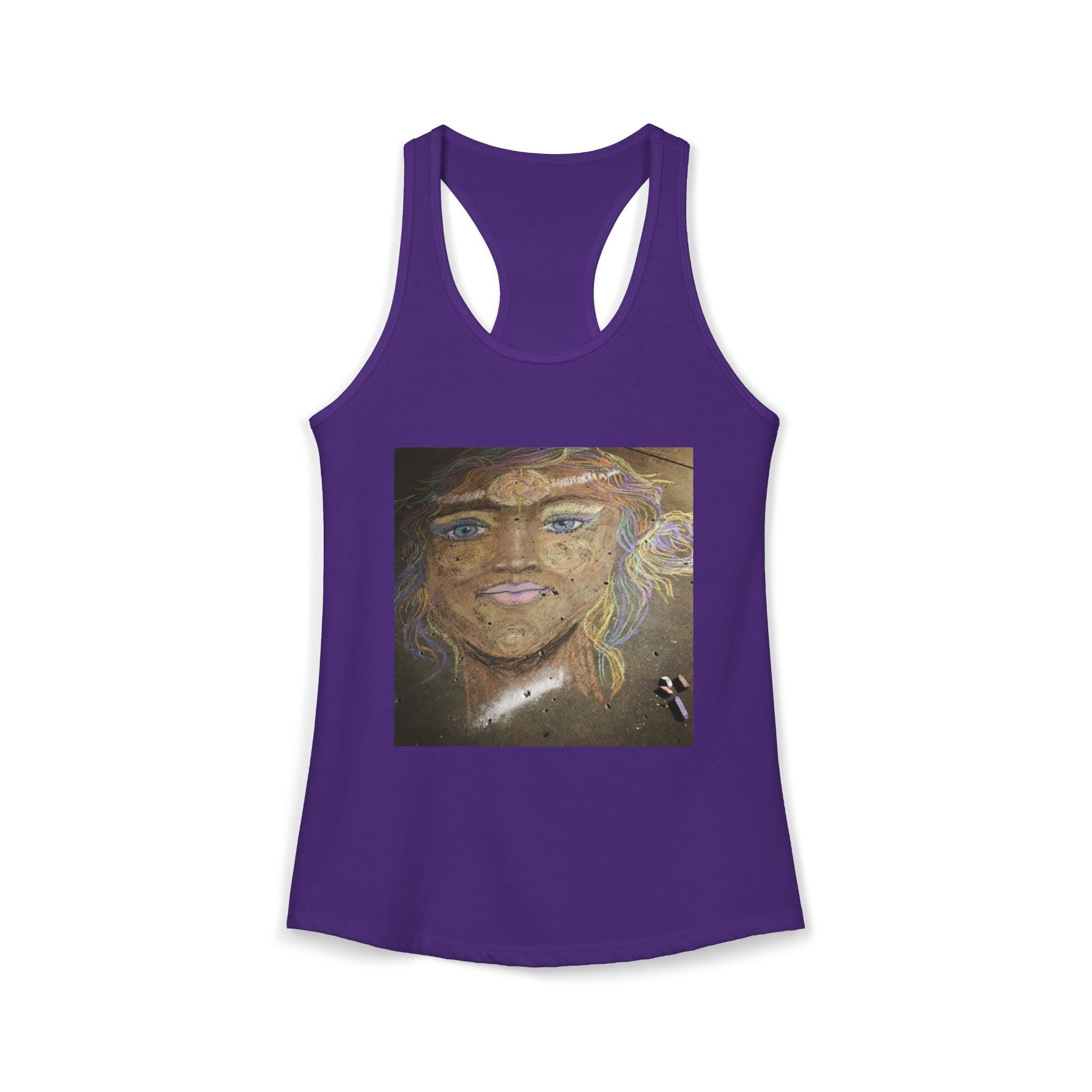 Warrior on Women's Ideal Racerback Tank