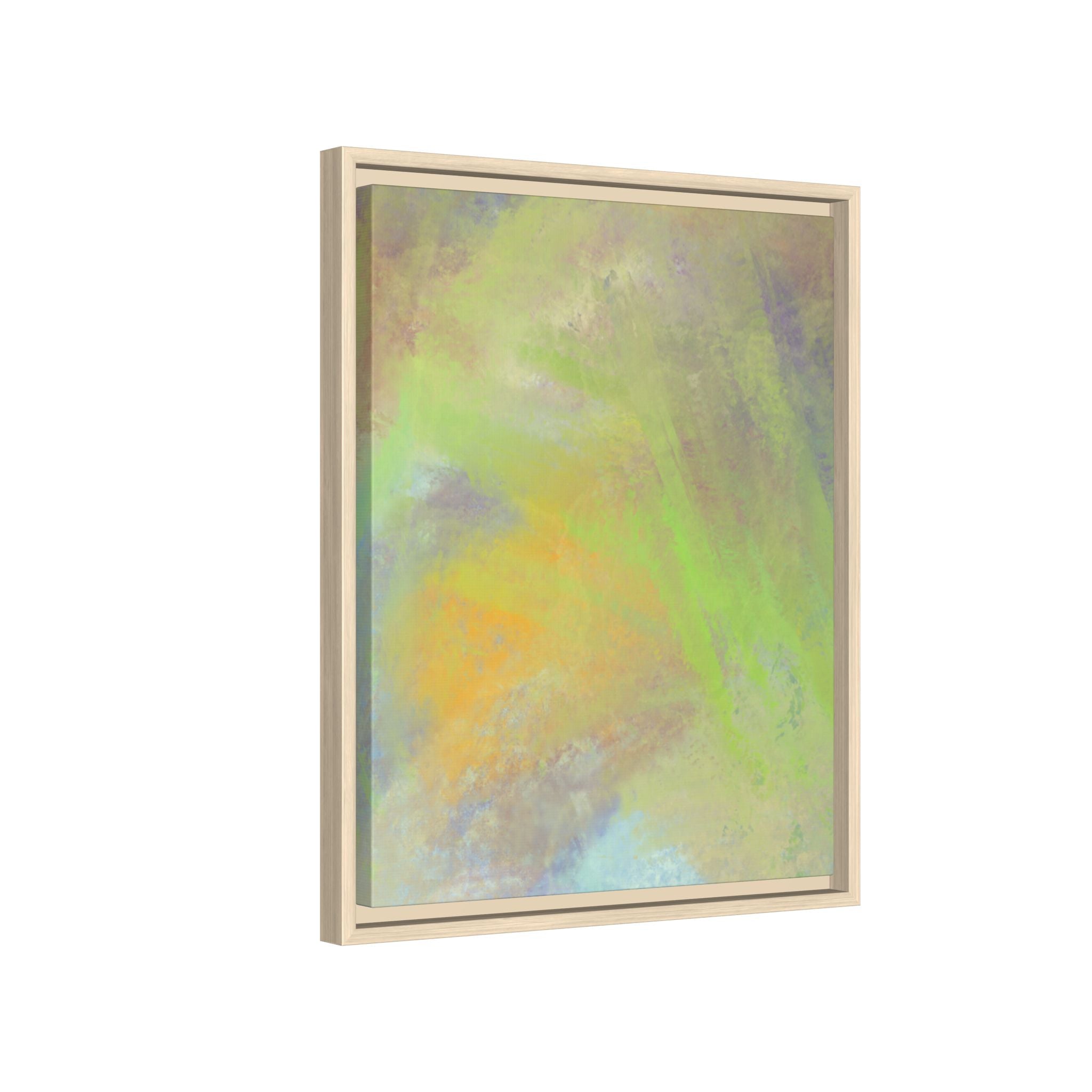 Calming Serenity on Matte Canvas, Framed