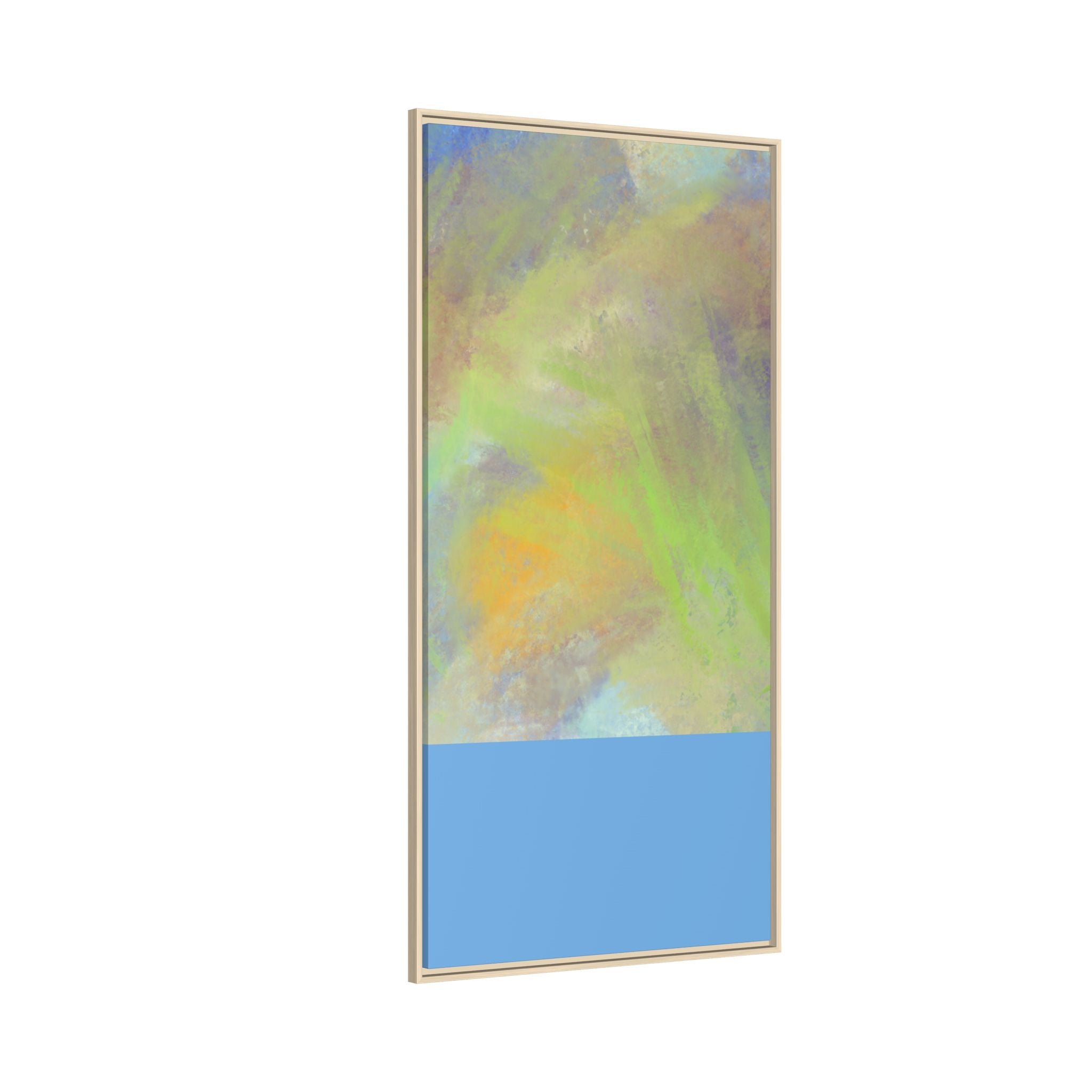Calming Serenity on Matte Canvas, Framed