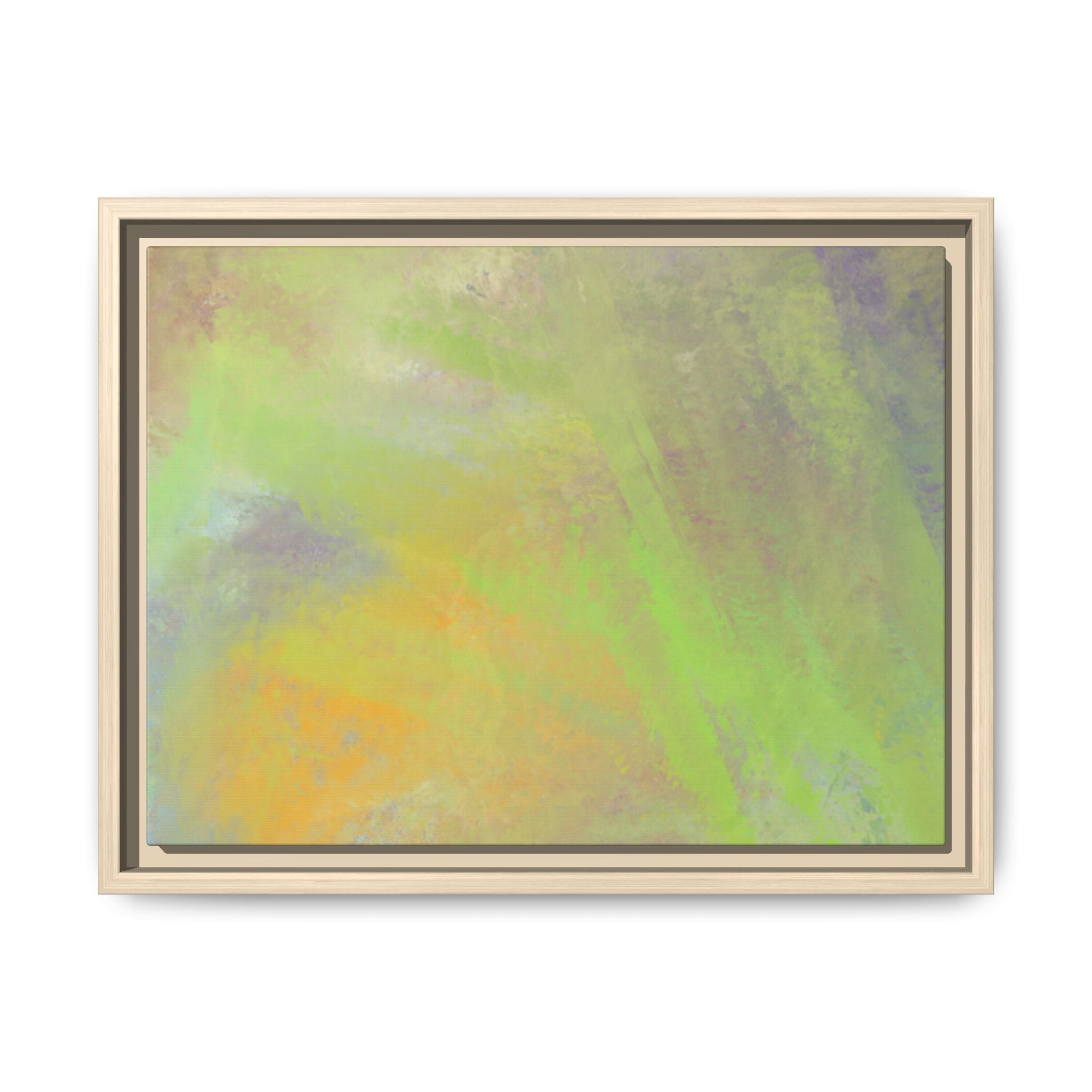 Calming Serenity on Matte Canvas, Framed