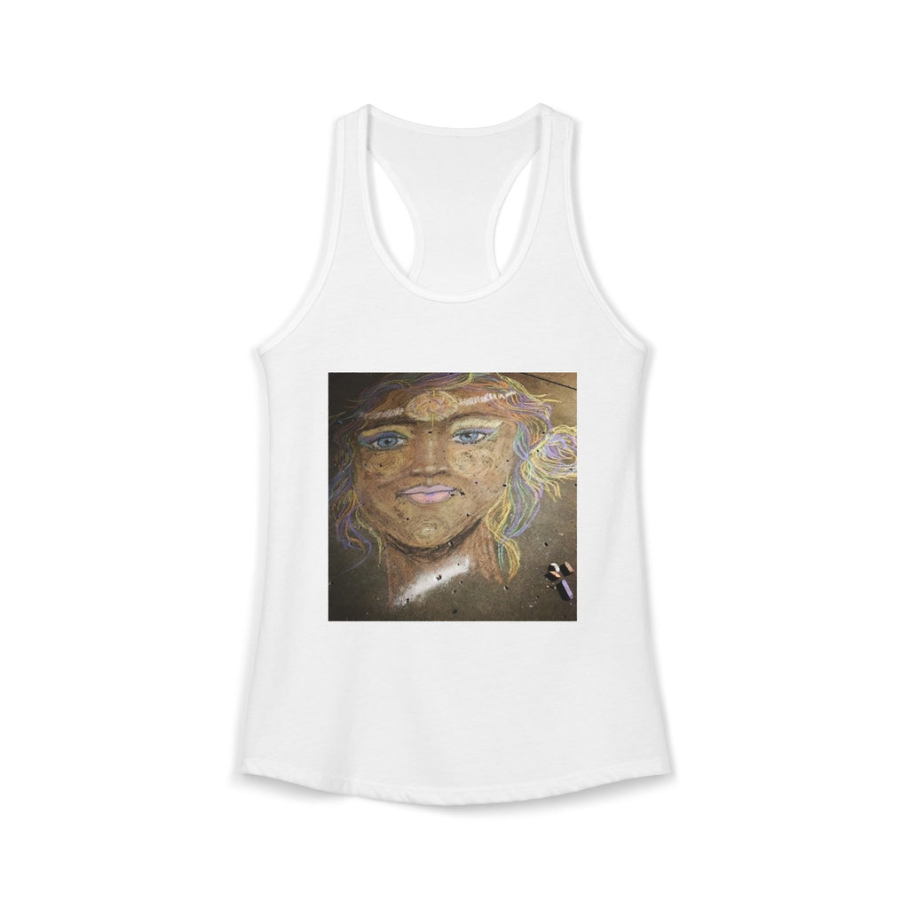 Warrior on Women's Ideal Racerback Tank