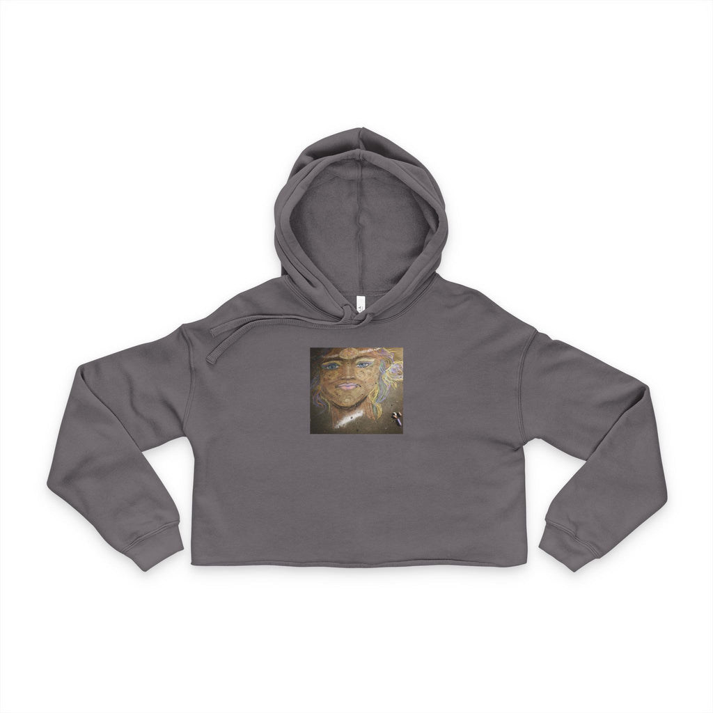 Warrior Cropped Hoodie — Strength Through Every Battle