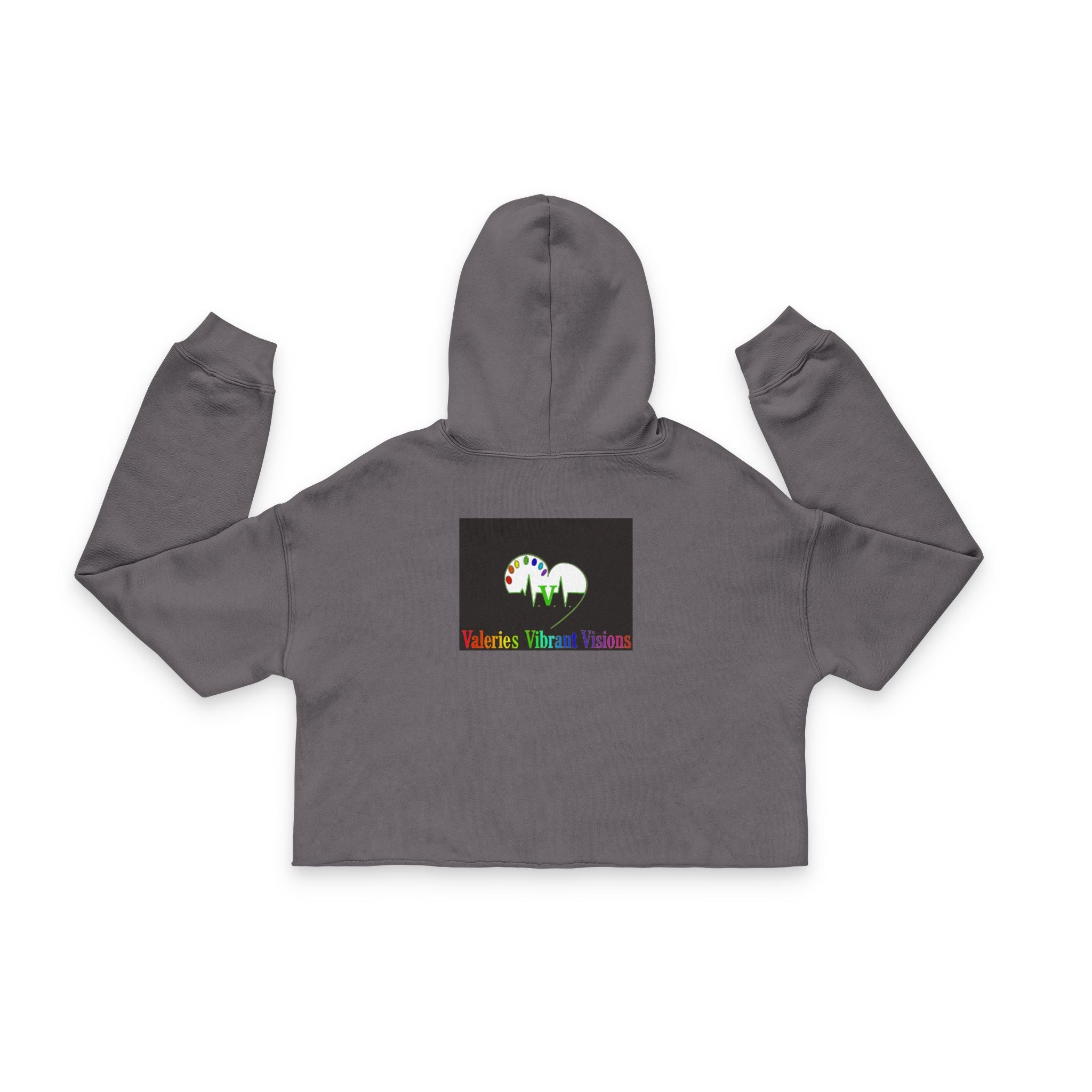 Warrior Cropped Hoodie — Strength Through Every Battle