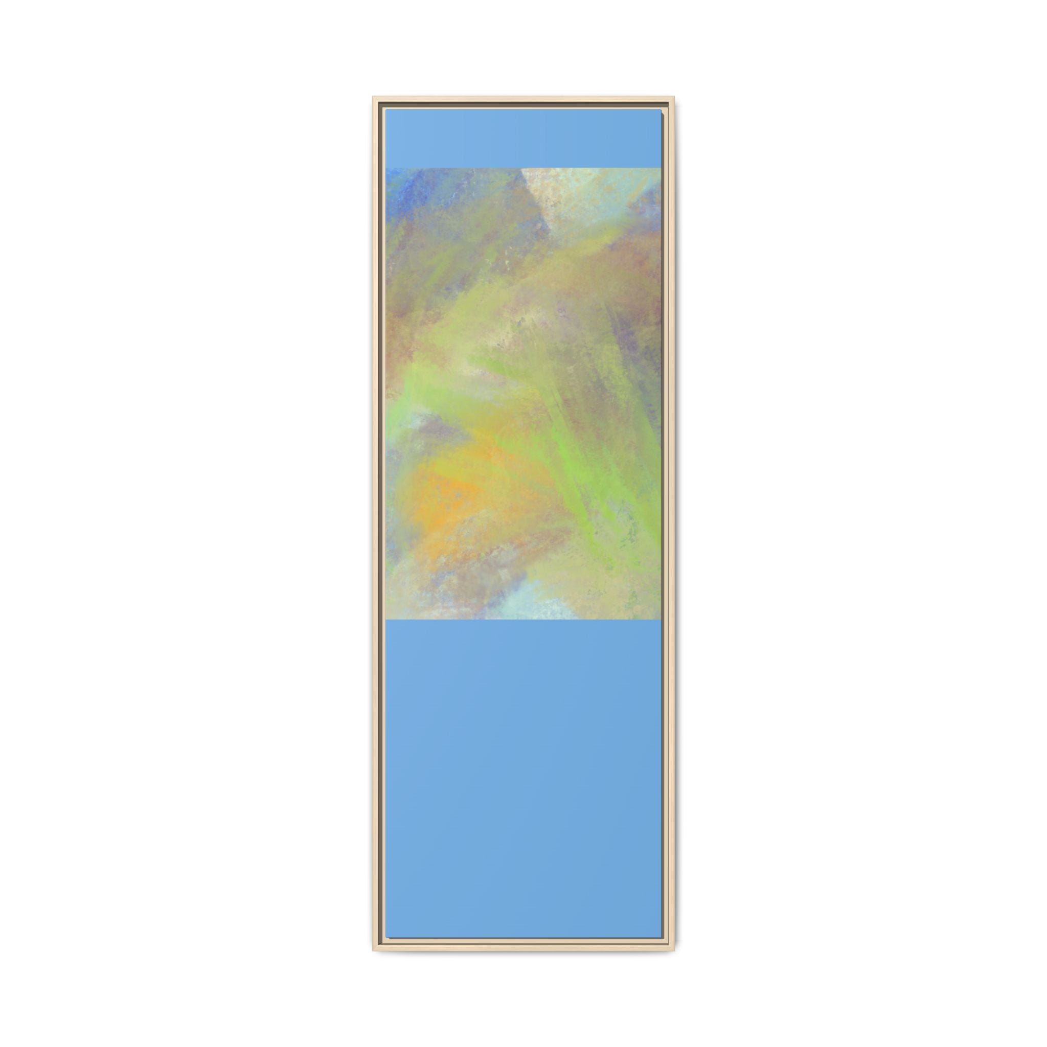 Calming Serenity on Matte Canvas, Framed