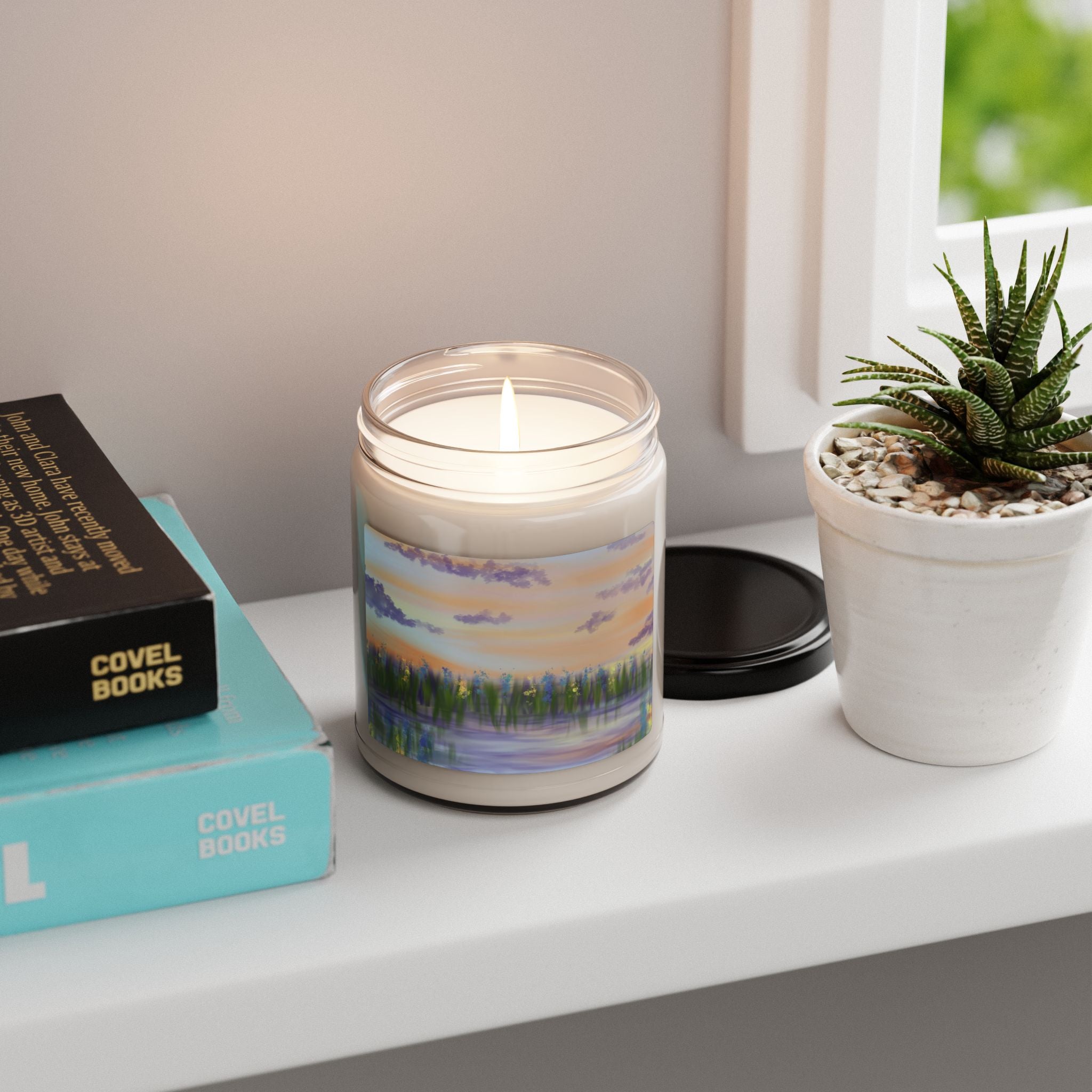 Nature's Healer Soy Candle — Sunset Lake Aromatherapy (9oz)