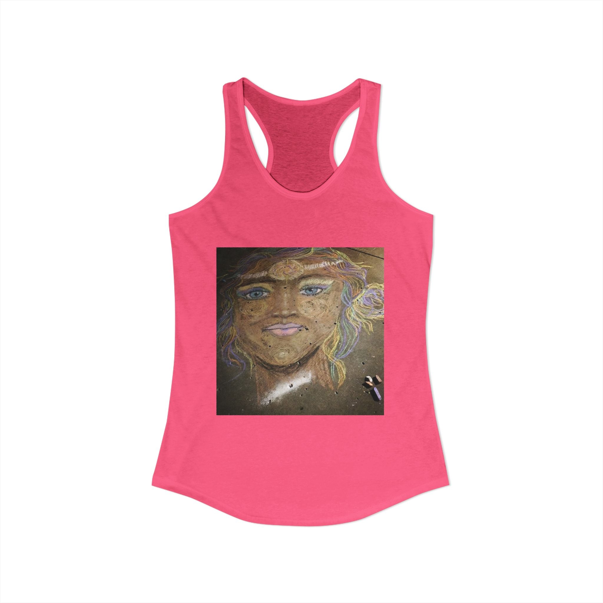 Warrior on Women's Ideal Racerback Tank