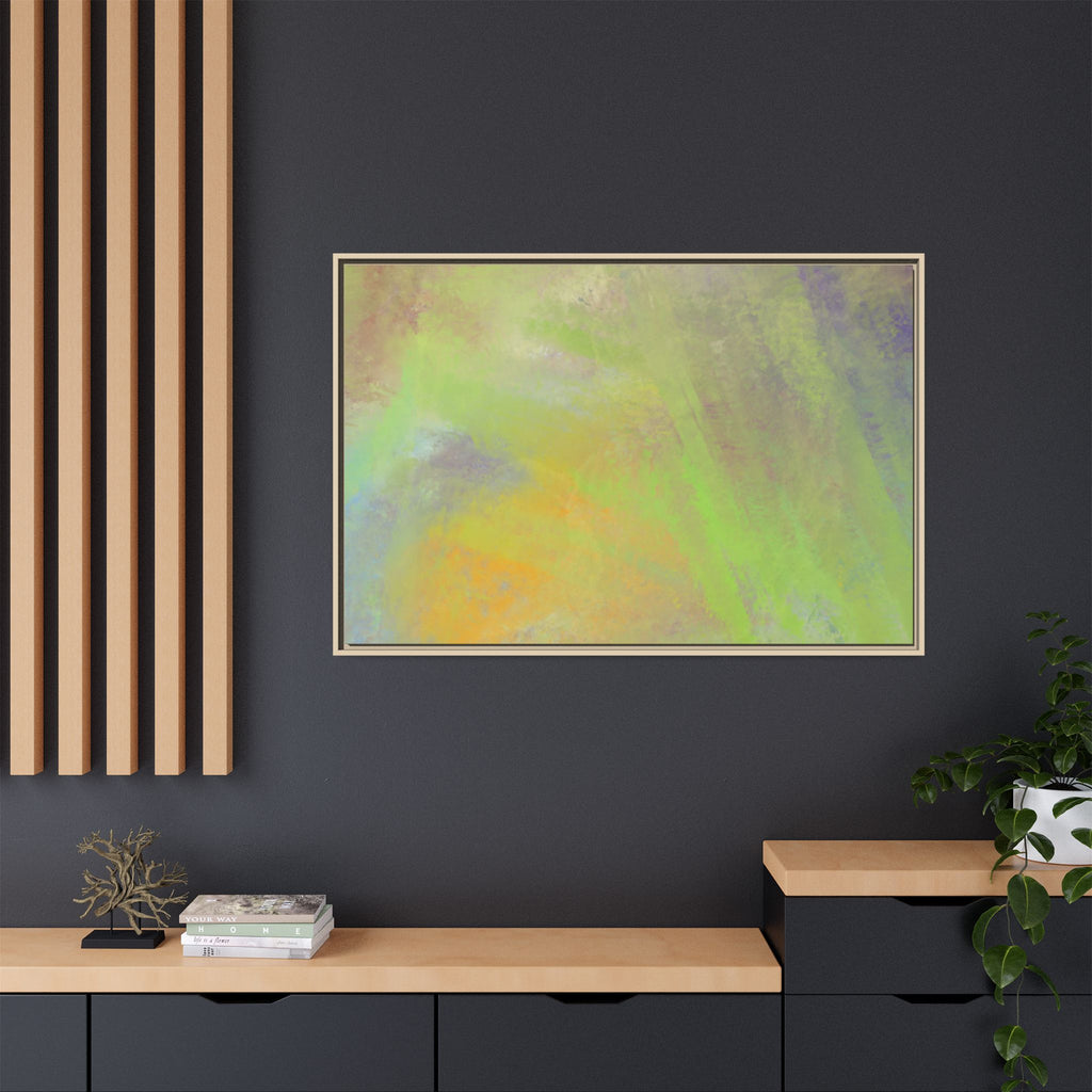 Calming Serenity on Matte Canvas, Framed