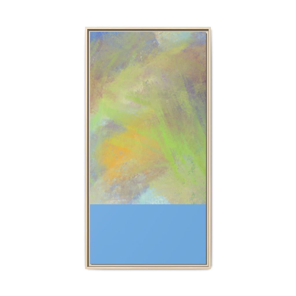 Calming Serenity on Matte Canvas, Framed