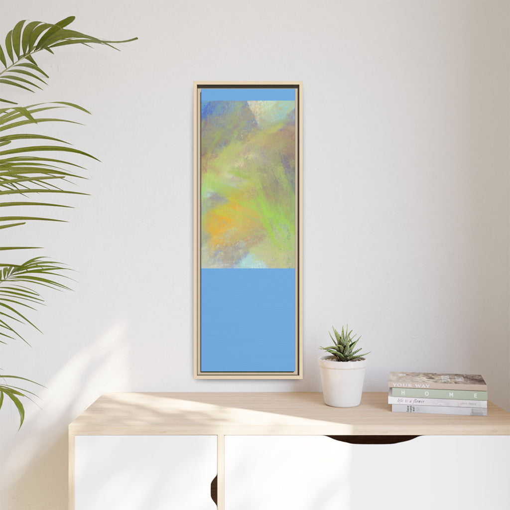 Calming Serenity on Matte Canvas, Framed