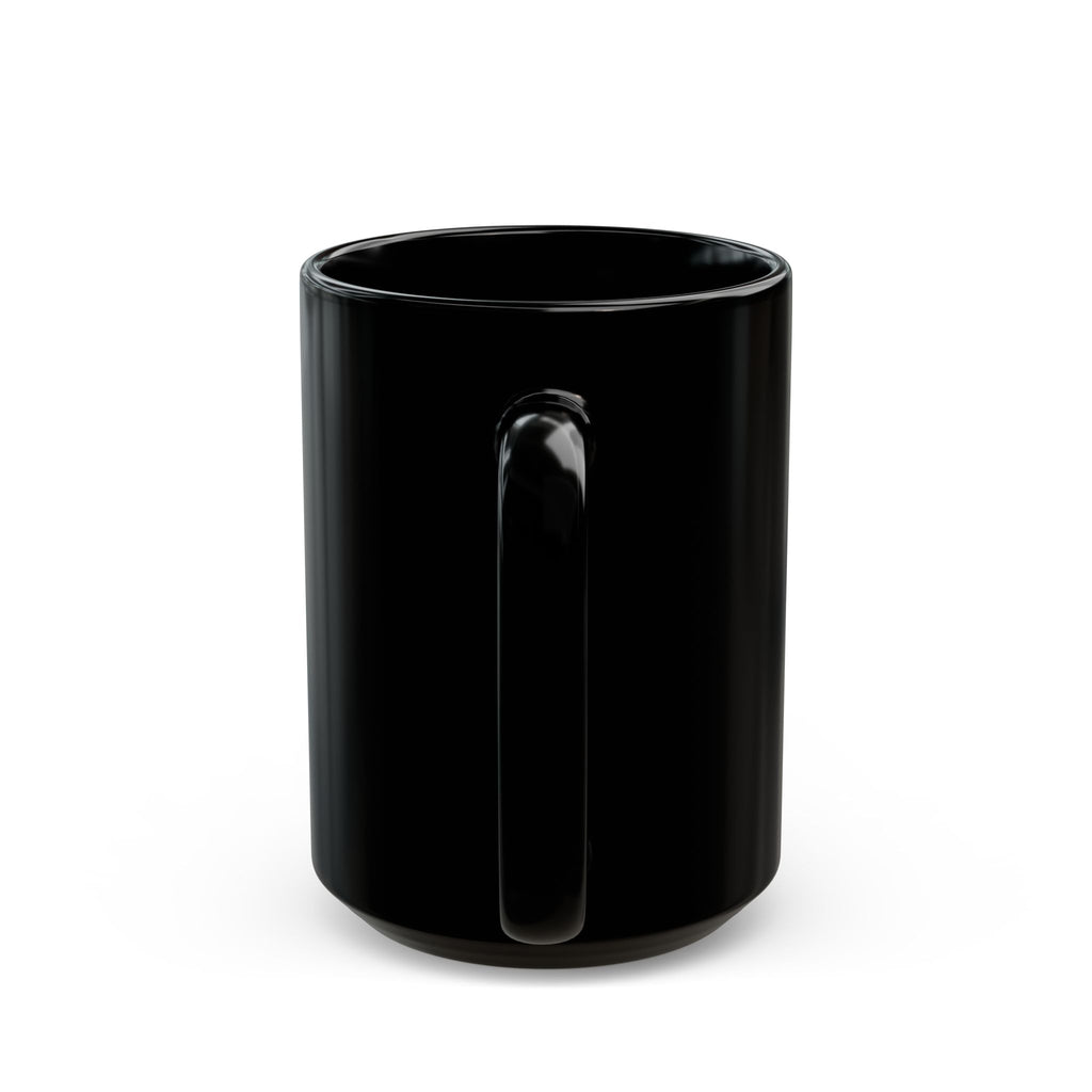 Mystic Bloom Tree Mug — Black Ceramic 11oz & 15oz