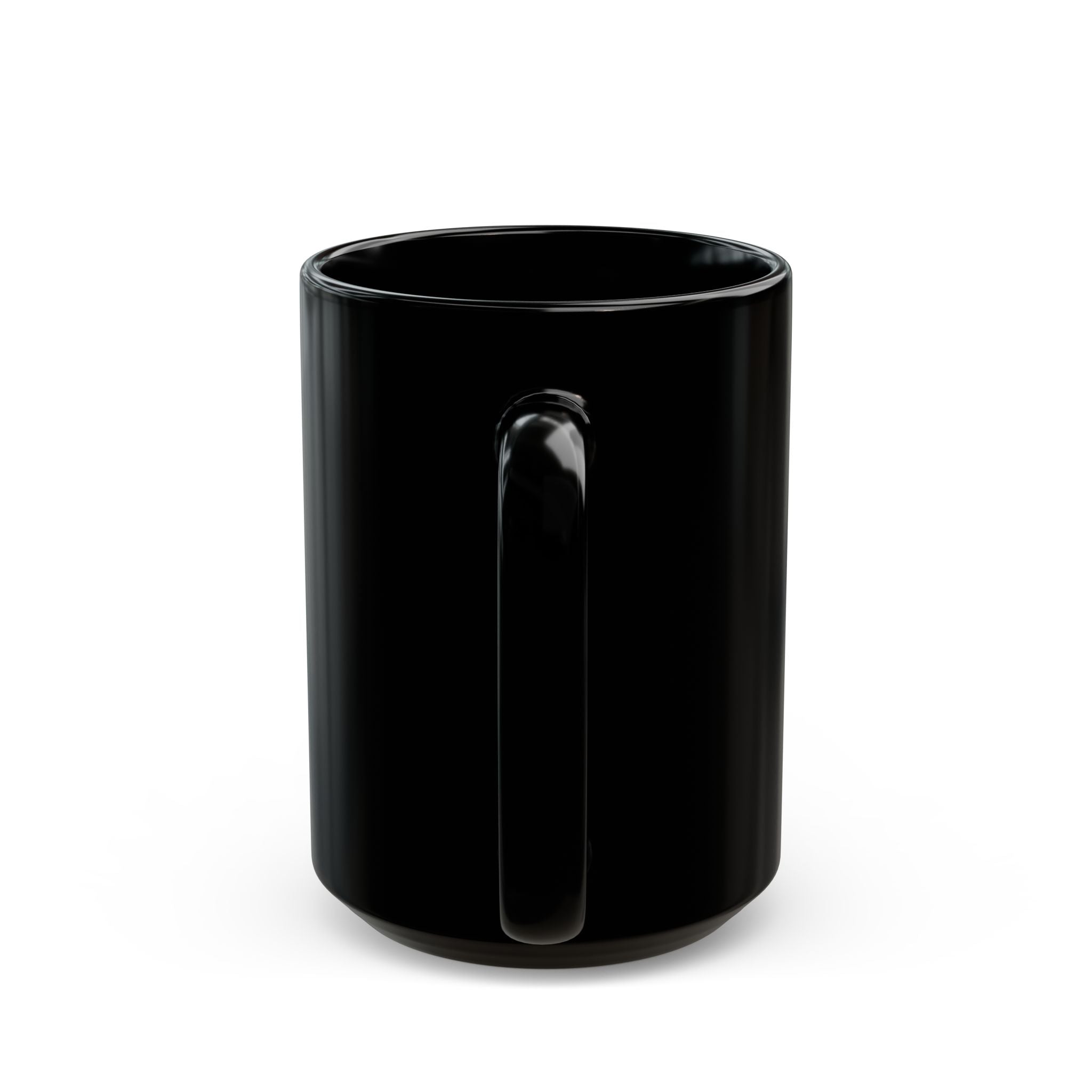 Mystic Bloom Tree Mug — Black Ceramic 11oz & 15oz
